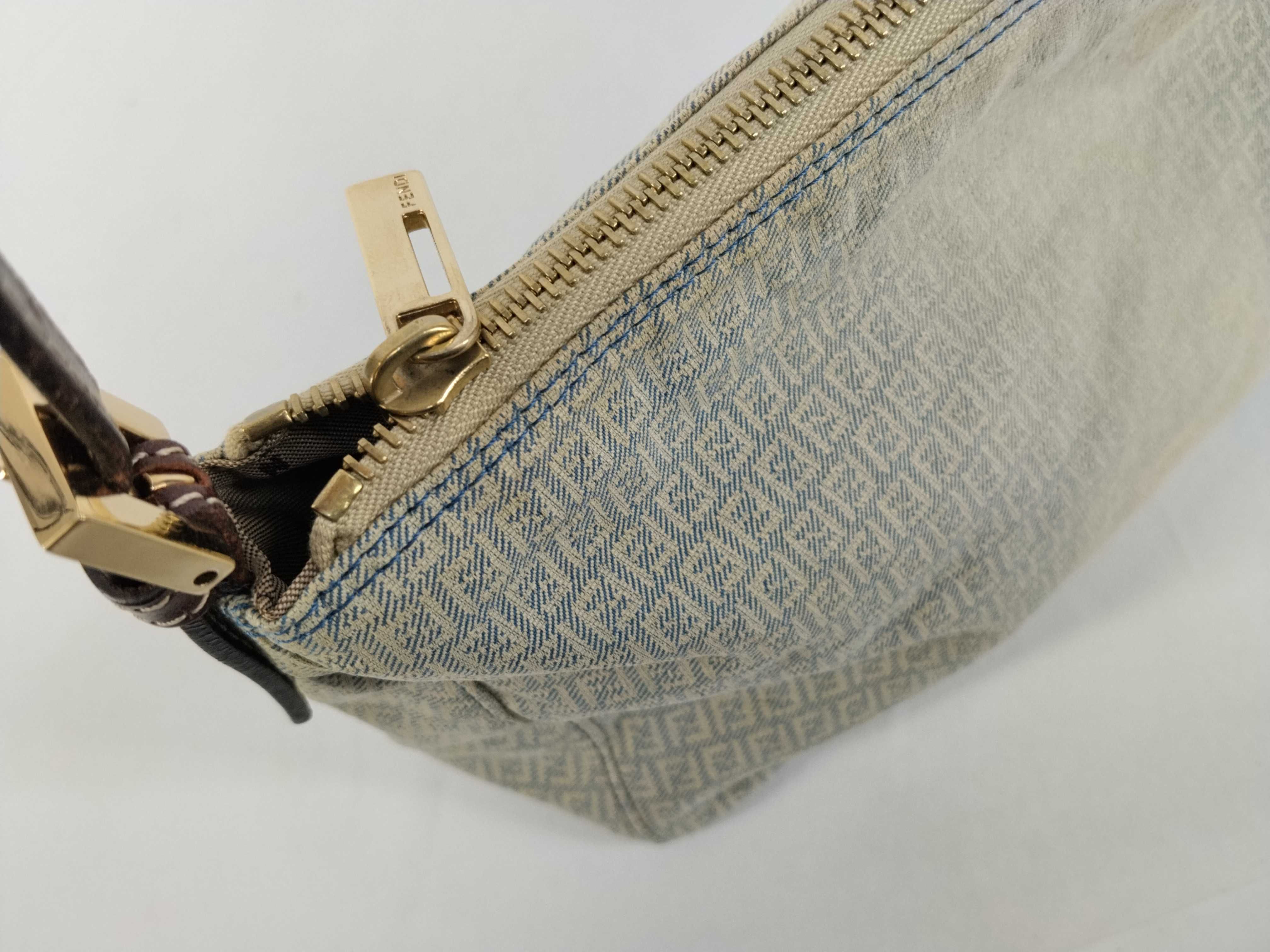 Zucchino Shoulder Bag, Denim, 8BR156 — view 8