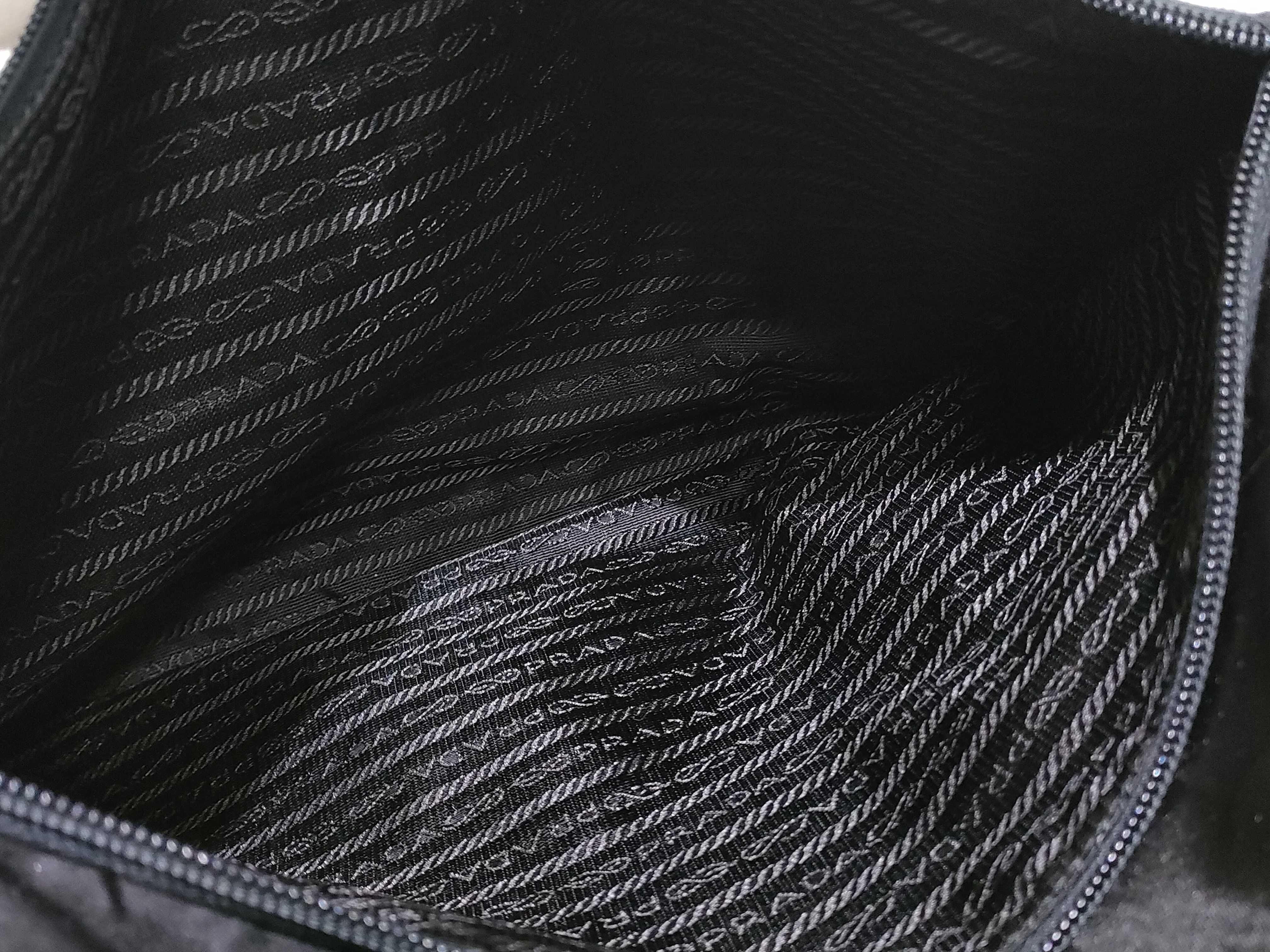 Nylon Prada Tessuto Saffiano Nylon Triangle Logo 2-Way Business Bag Handbag Business Bag — view 13