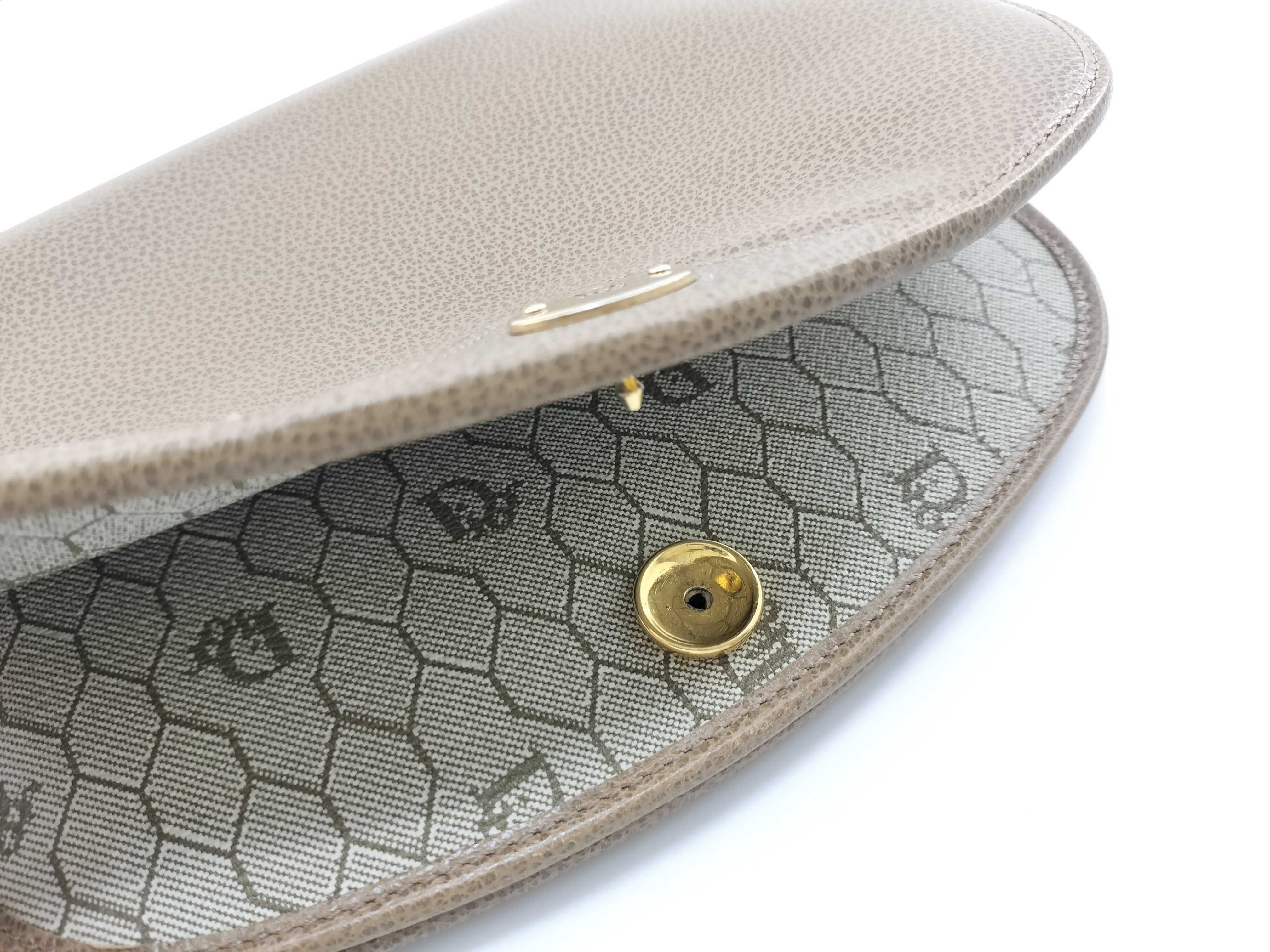 shoulder bag, honeycomb pattern, beige. — view 13