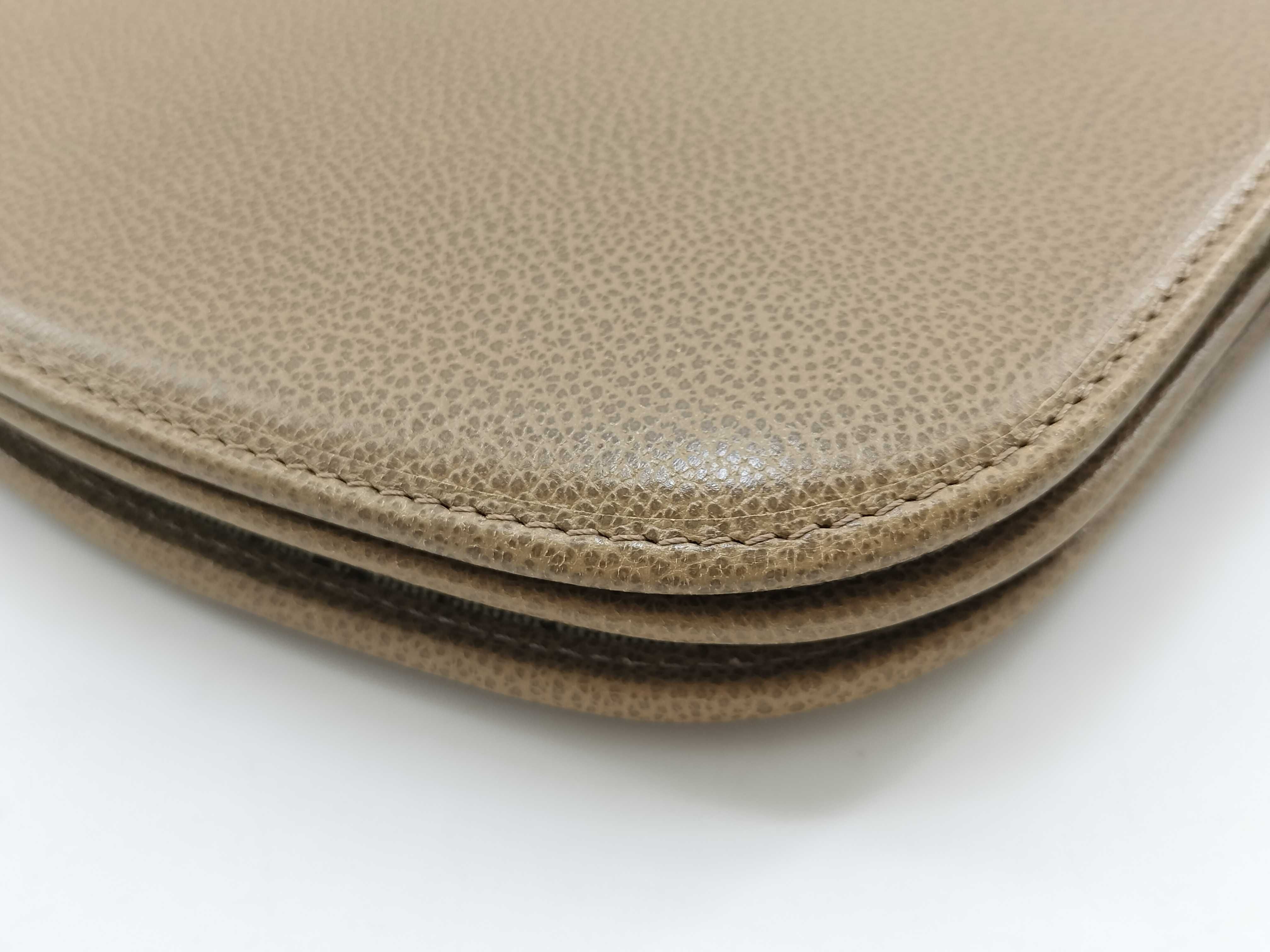 shoulder bag, honeycomb pattern, beige. — view 5