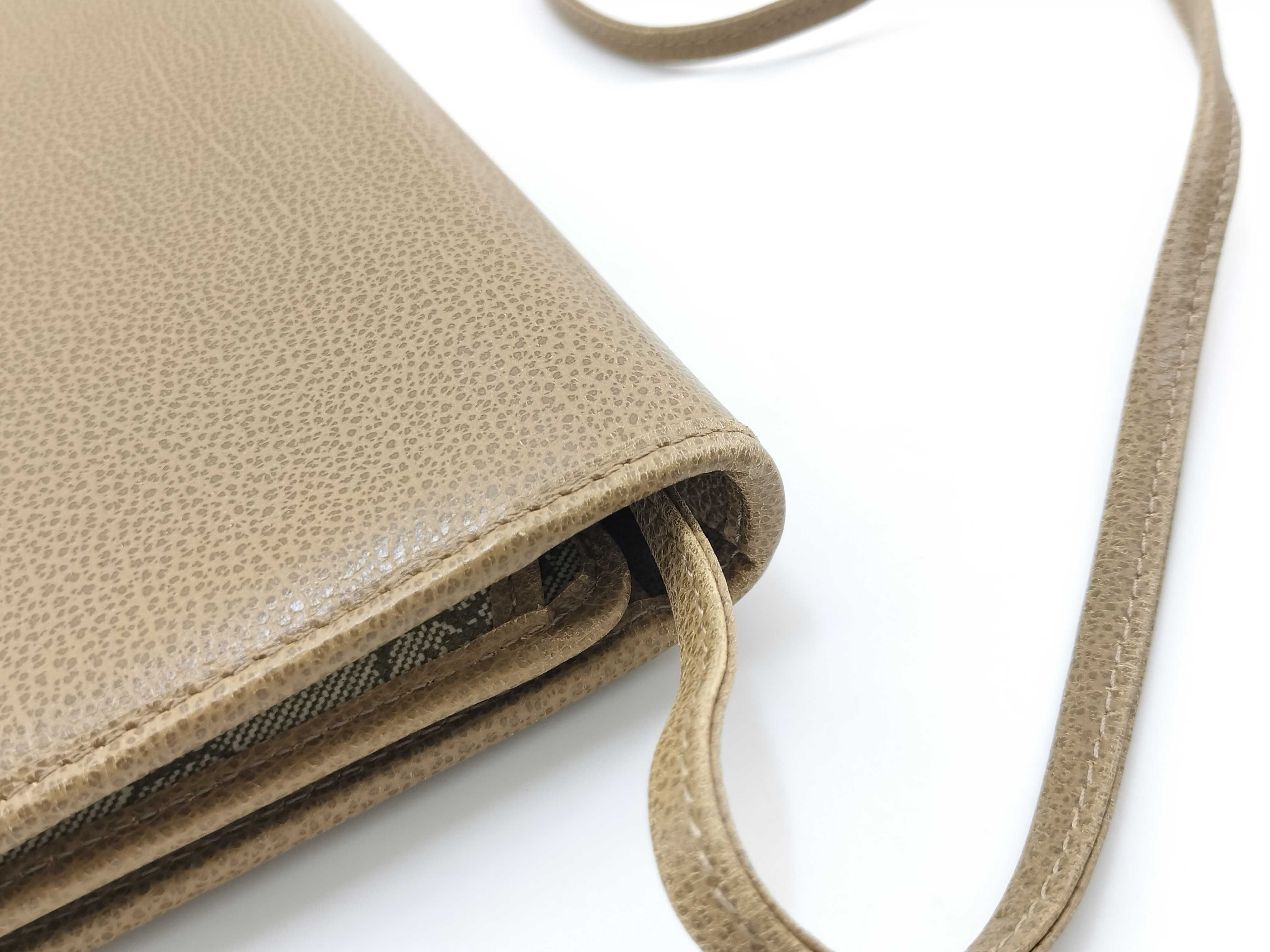shoulder bag, honeycomb pattern, beige. — view 6