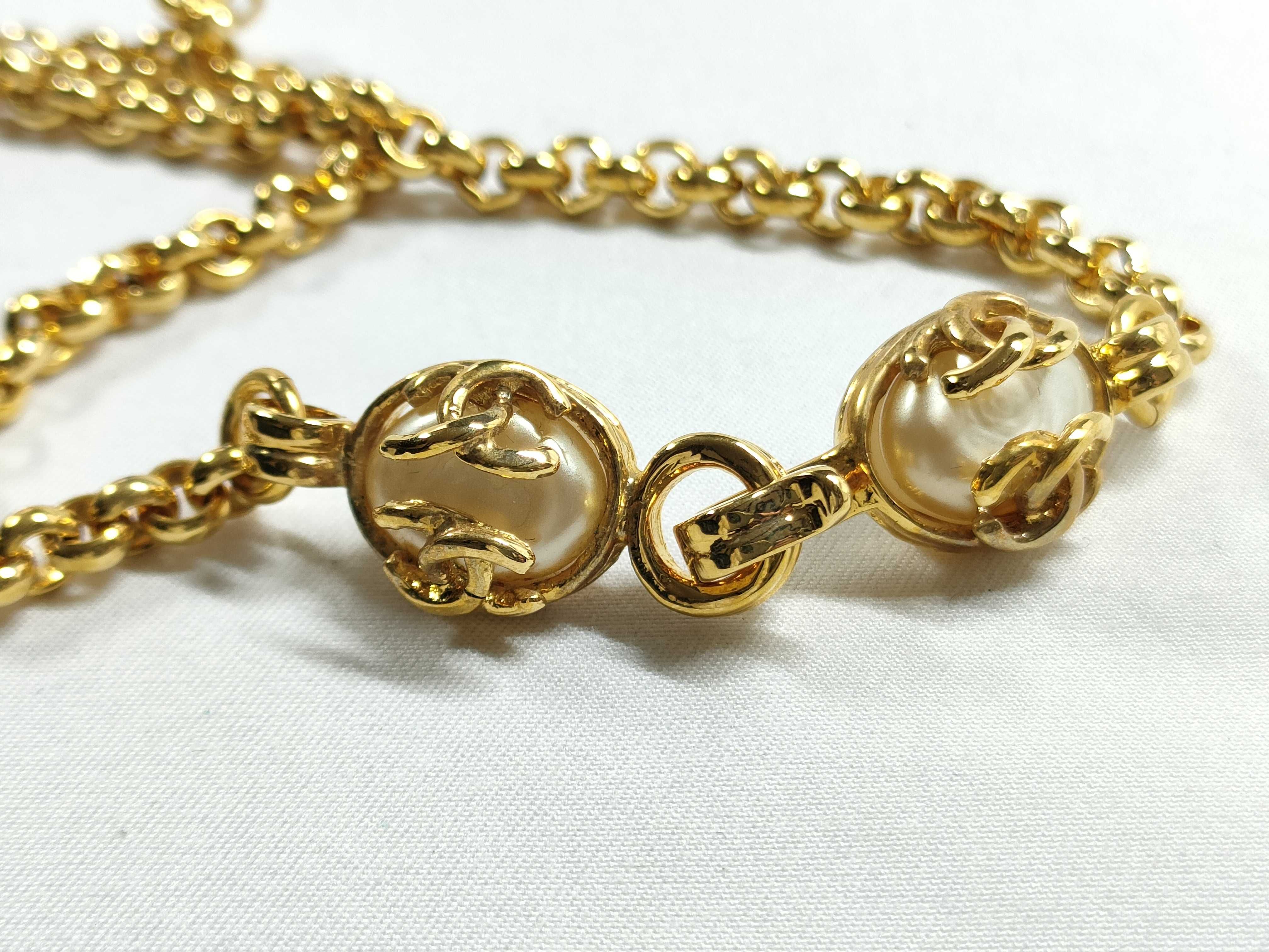 95A Pearl Cross Necklace — view 4