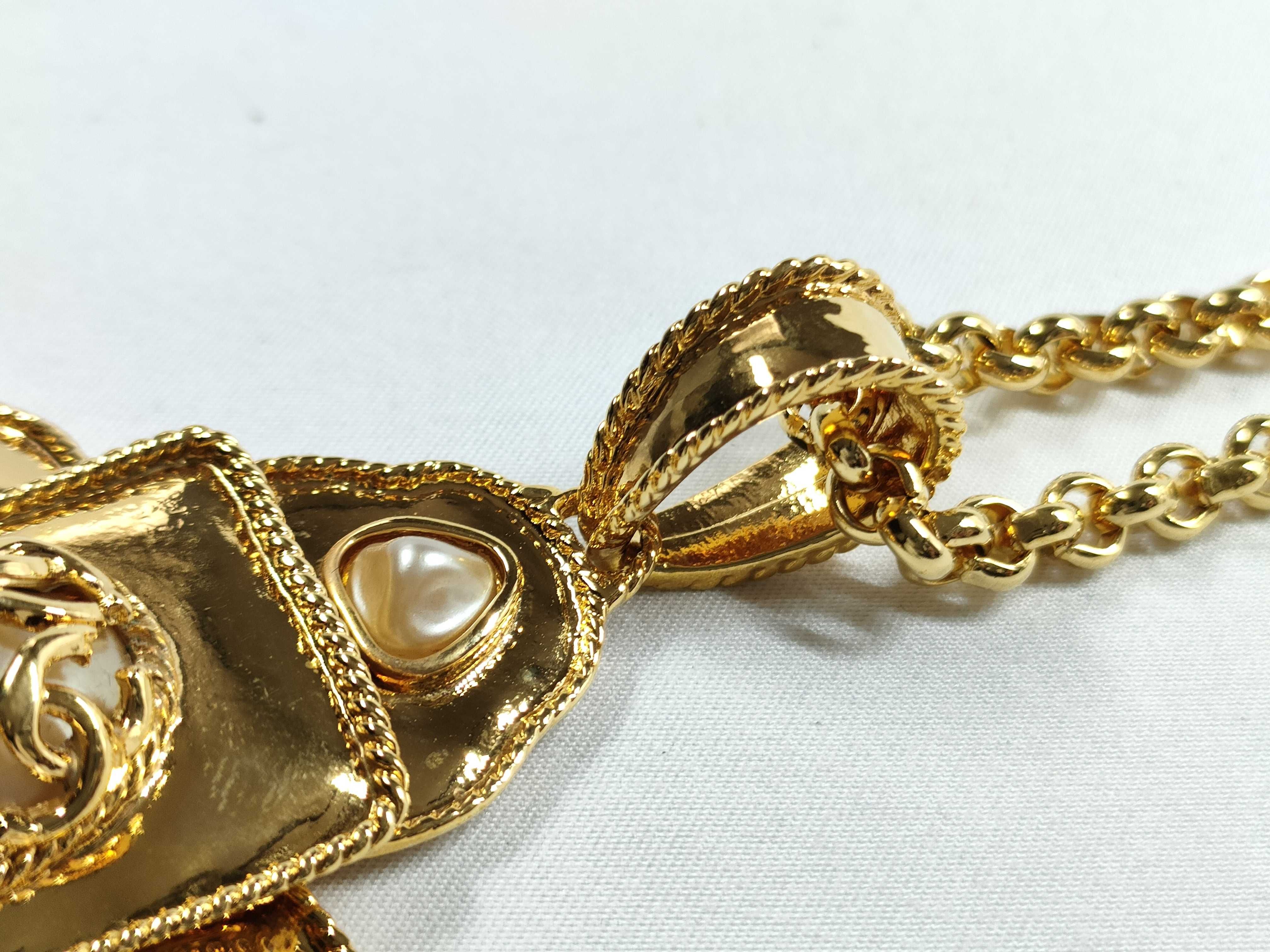 95A Pearl Cross Necklace — view 6