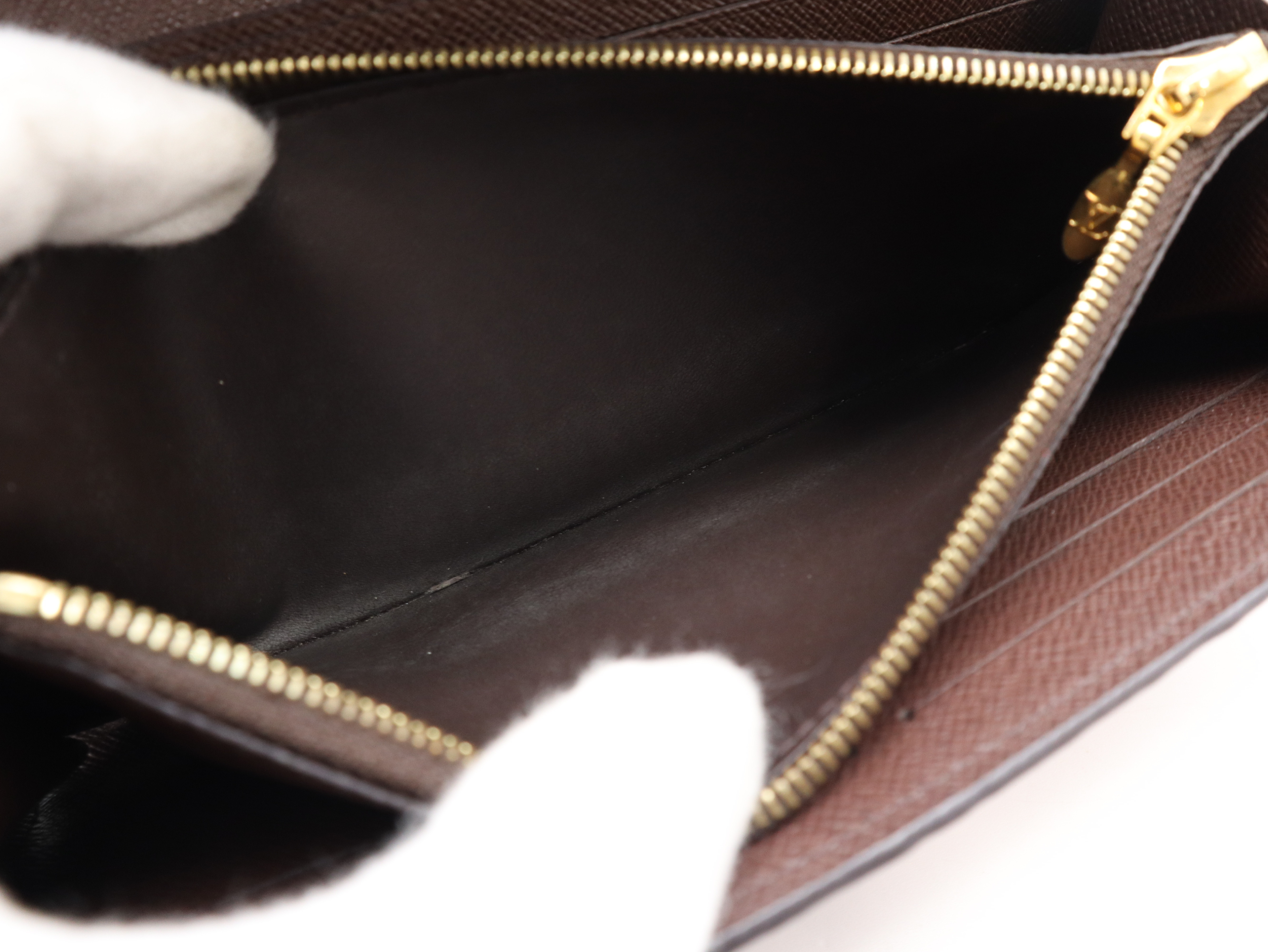 N61262 Damier Portefeuille Normandie Wallet with Dust Bag and Box — view 11
