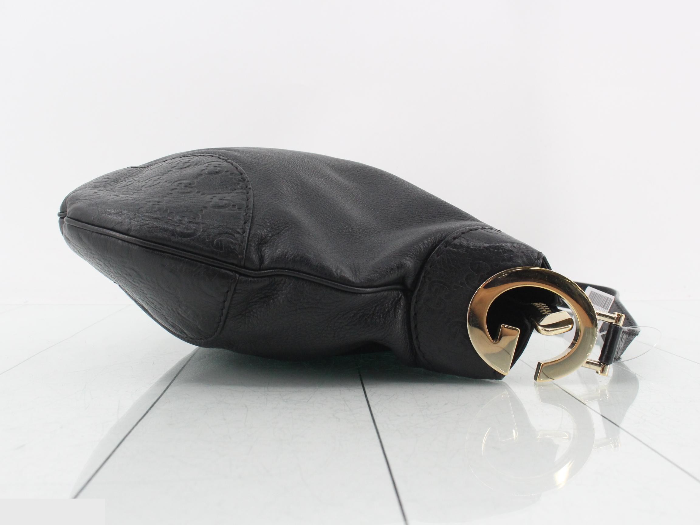 GG Leather Shoulder Bag — view 3