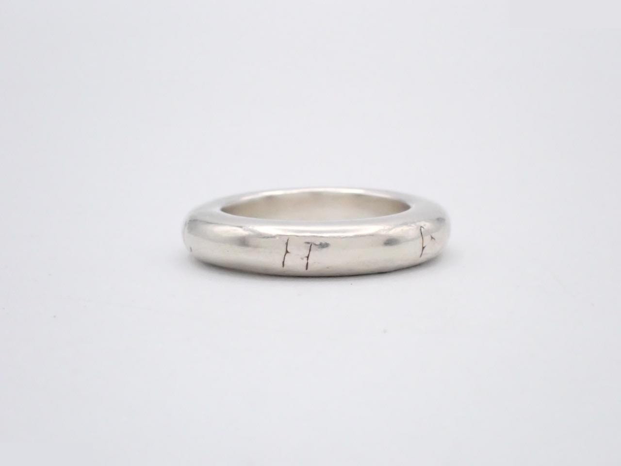 ring, sterling silver (925), 9.6g, logo, size #12