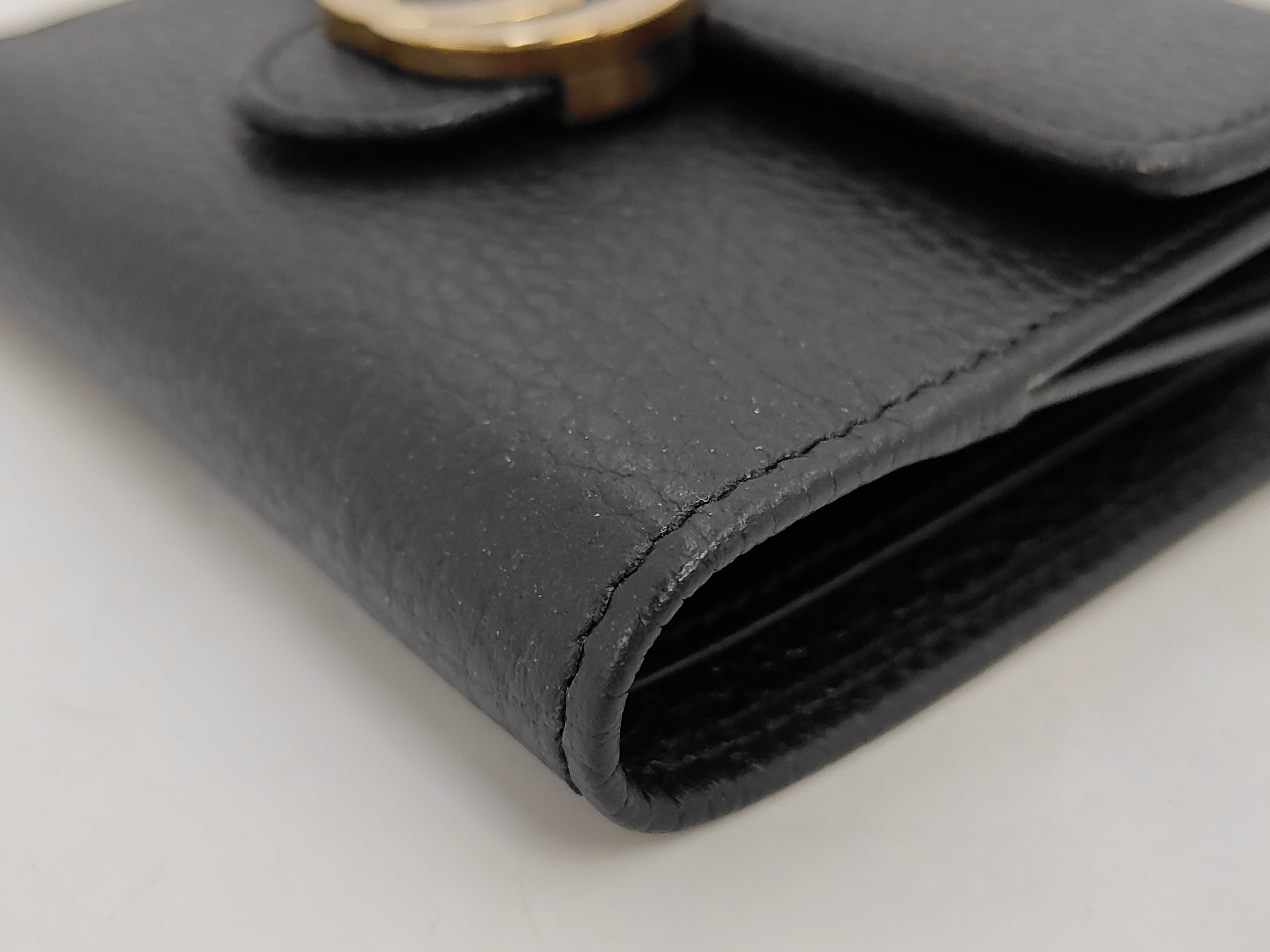 SLG GG INTERLOCKING COMPACT WALLET BLACK — view 3