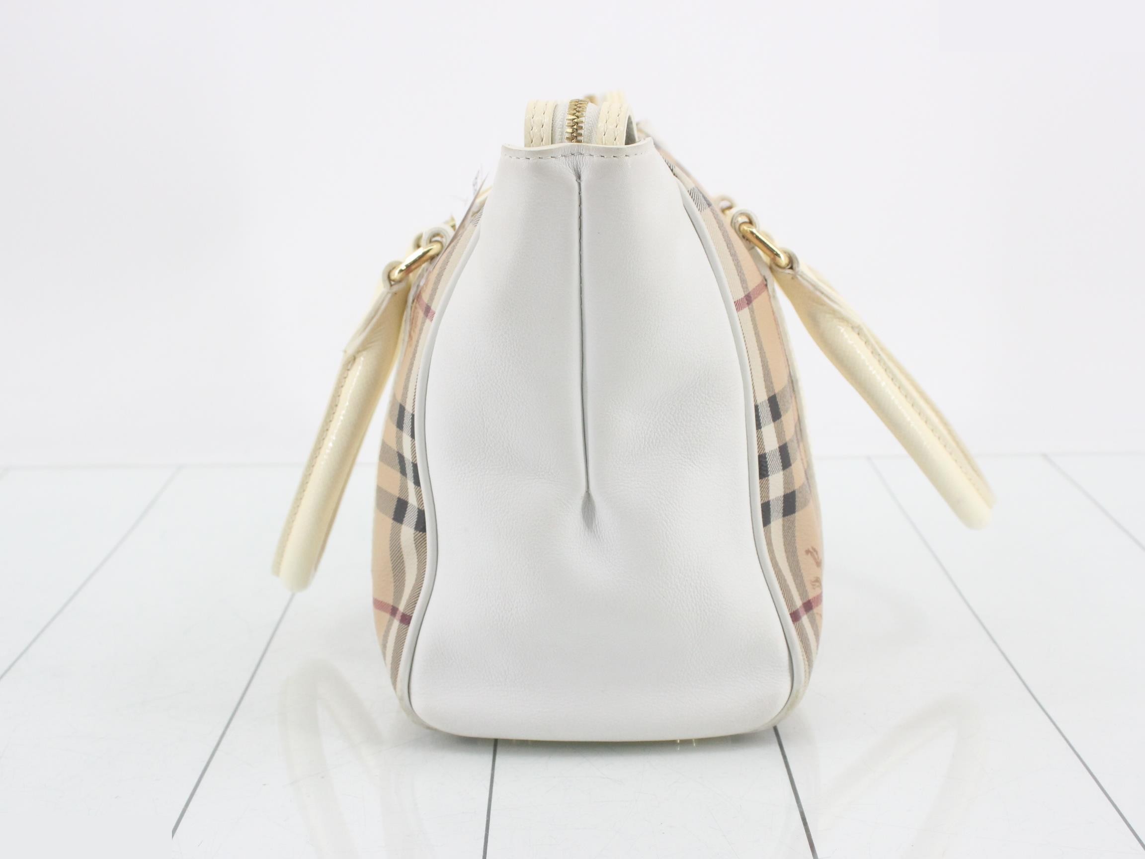 Other lines: Bags/Handbags, PVC, Leather, Check, White — view 3