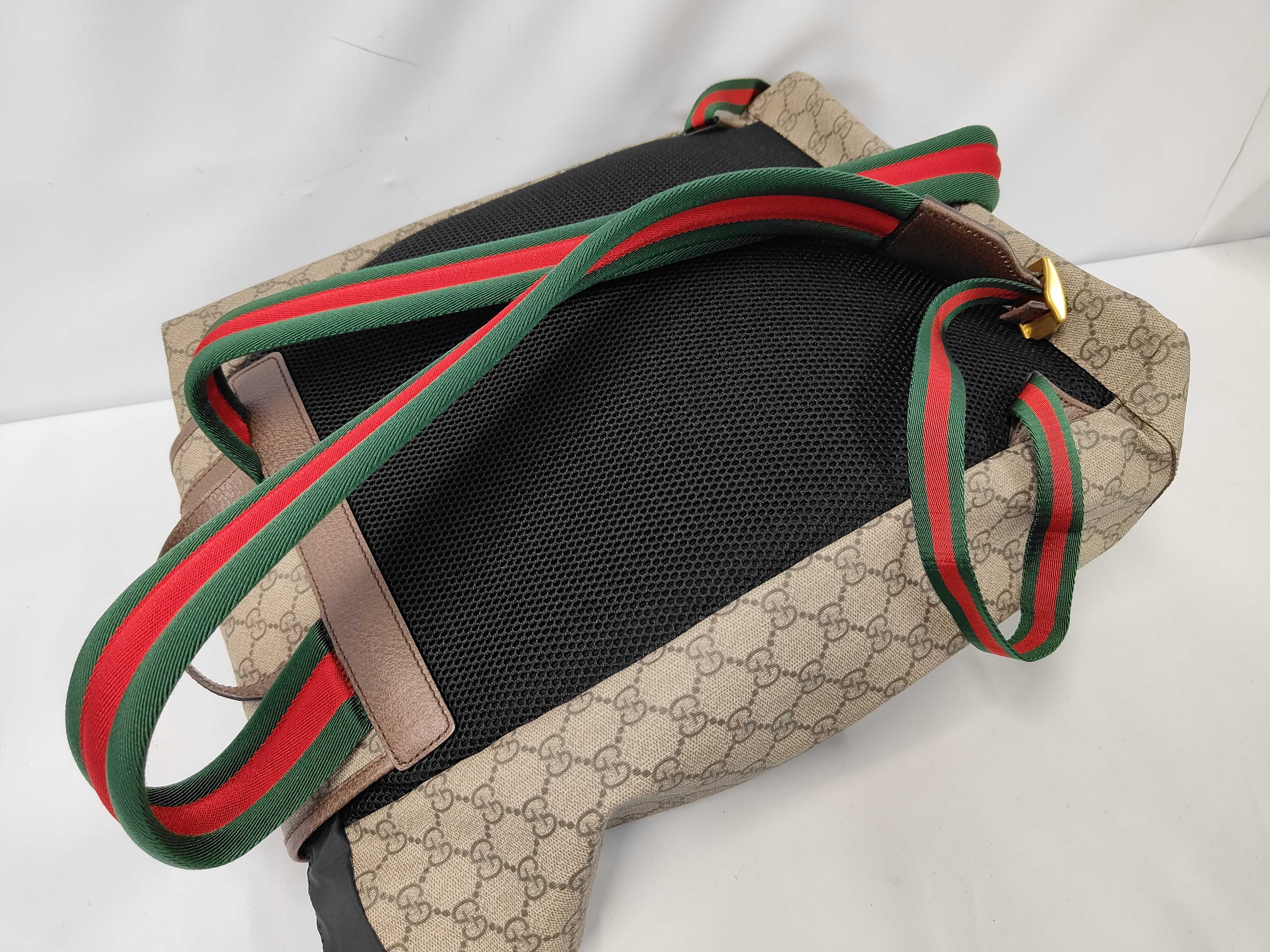 GG Supreme Cat Head Backpack/Rucksack PVC x Leather 473869 Gucci Backpack — view 6