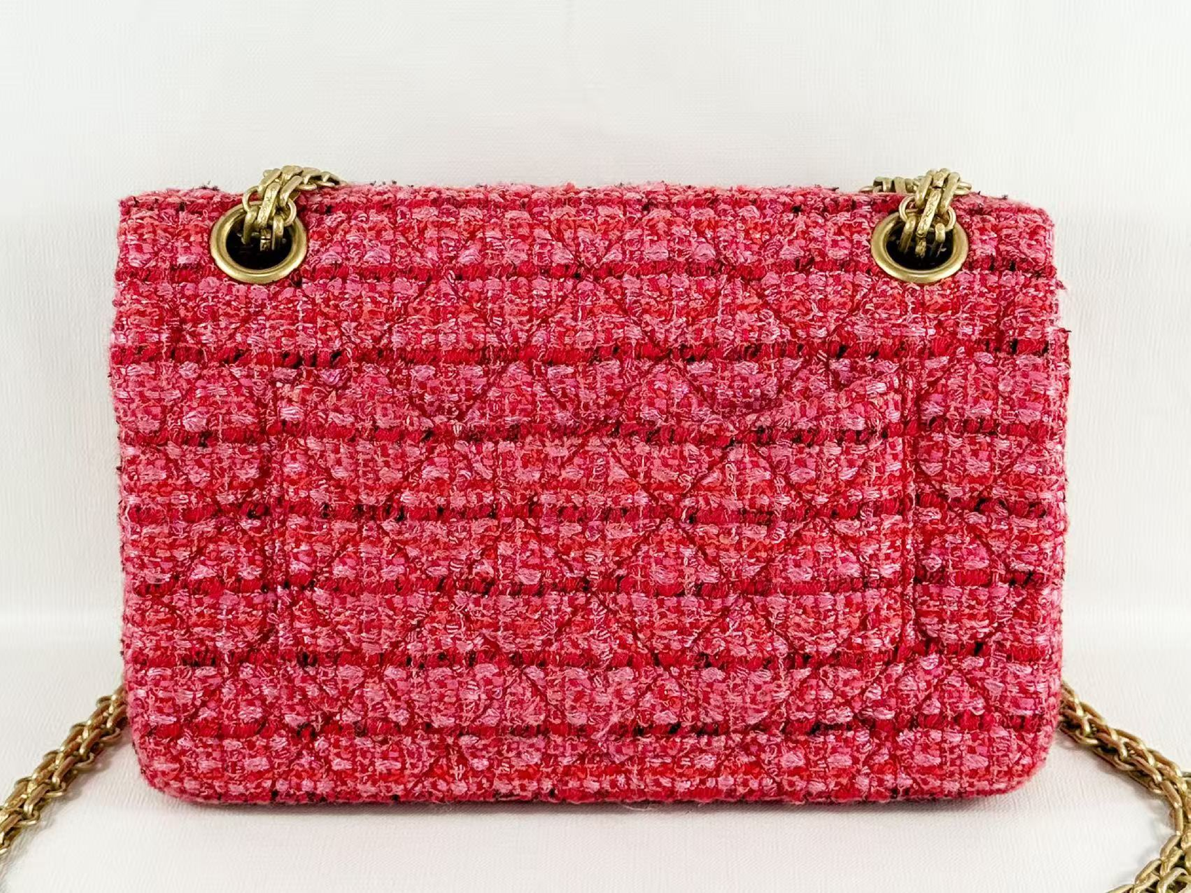 Mini Mat Tweed 2.55 W20/H13/D8cm approx. 29th series [Comes with dust bag, authenticity card, and seal] Vintage gold hardware Shoulder bag 29545532 Shoulder bag — view 3