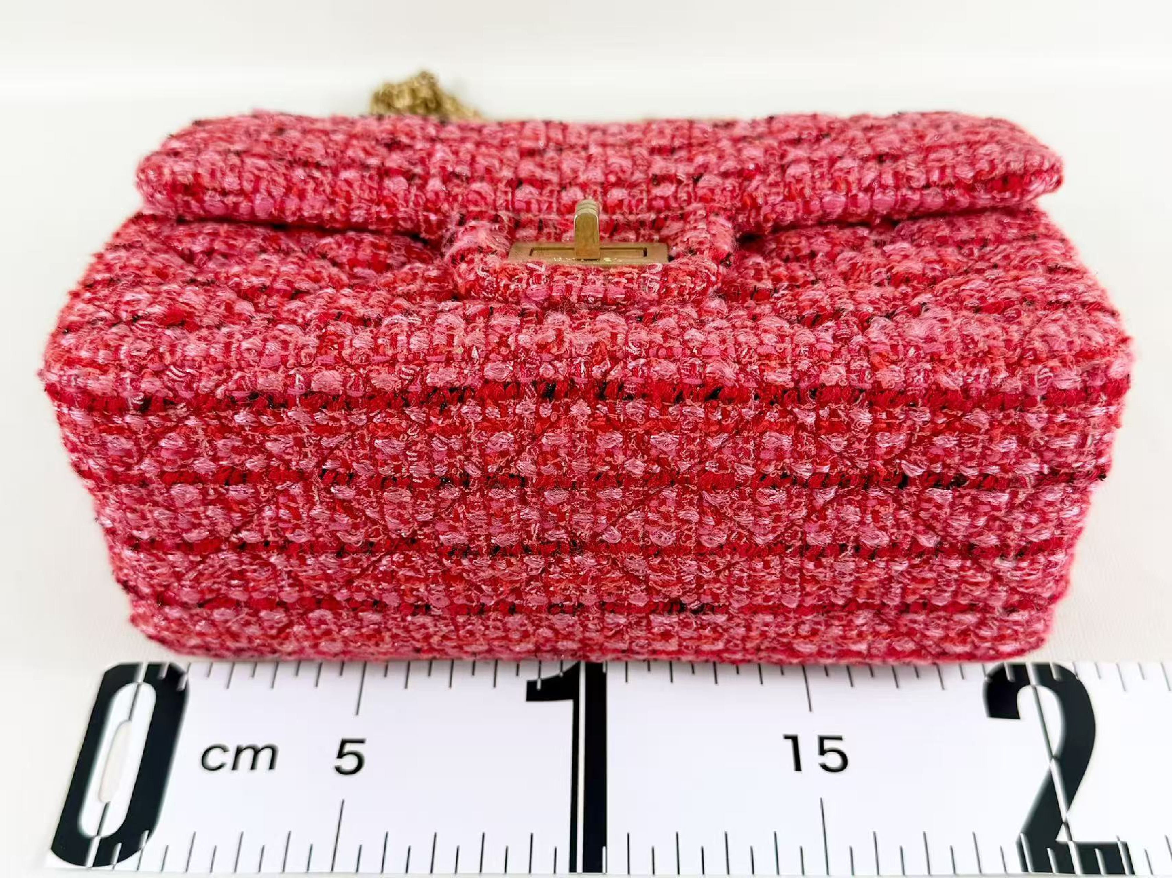 Mini Mat Tweed 2.55 W20/H13/D8cm approx. 29th series [Comes with dust bag, authenticity card, and seal] Vintage gold hardware Shoulder bag 29545532 Shoulder bag — view 4