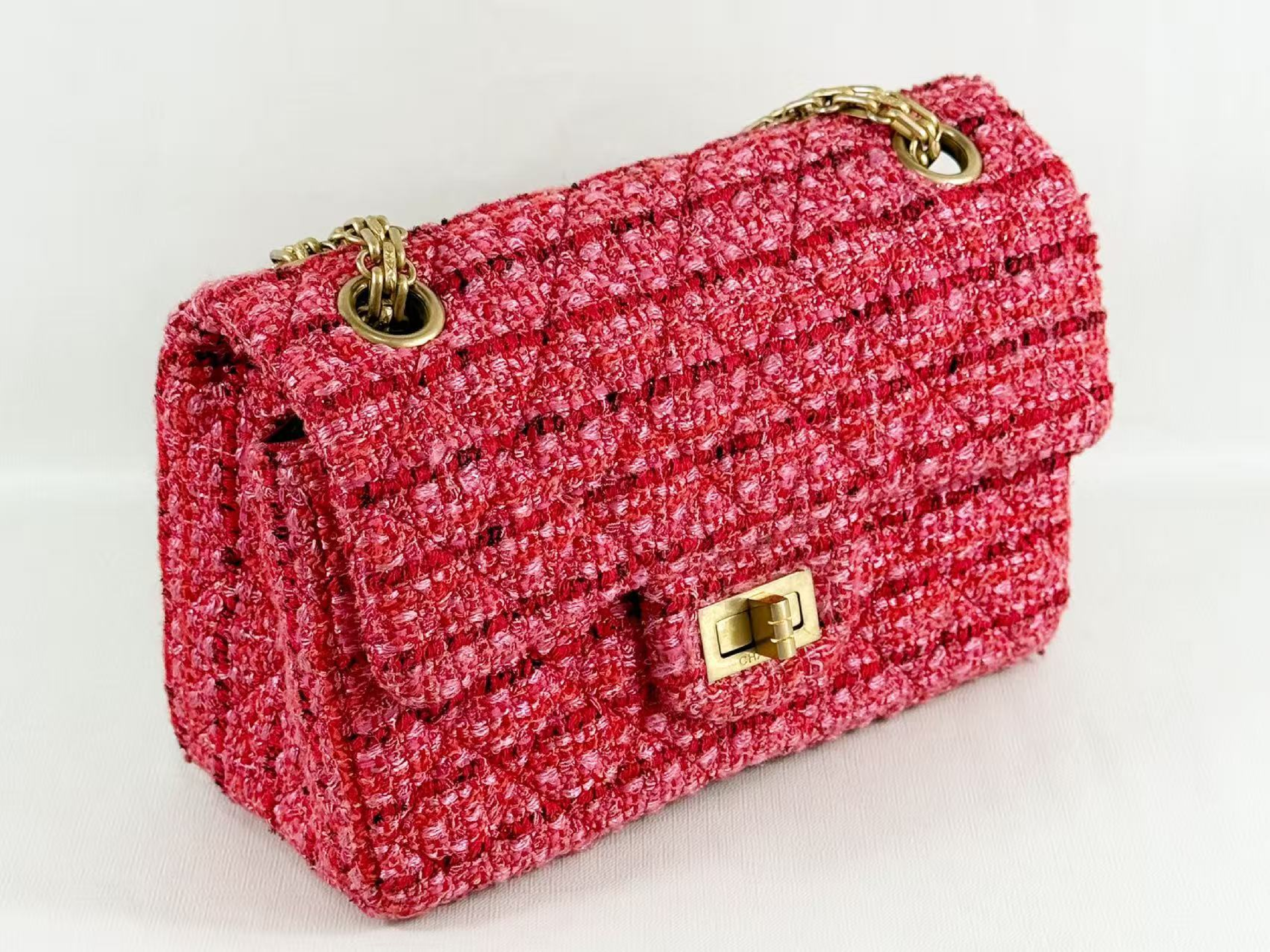 Mini Mat Tweed 2.55 W20/H13/D8cm approx. 29th series [Comes with dust bag, authenticity card, and seal] Vintage gold hardware Shoulder bag 29545532 Shoulder bag — view 6