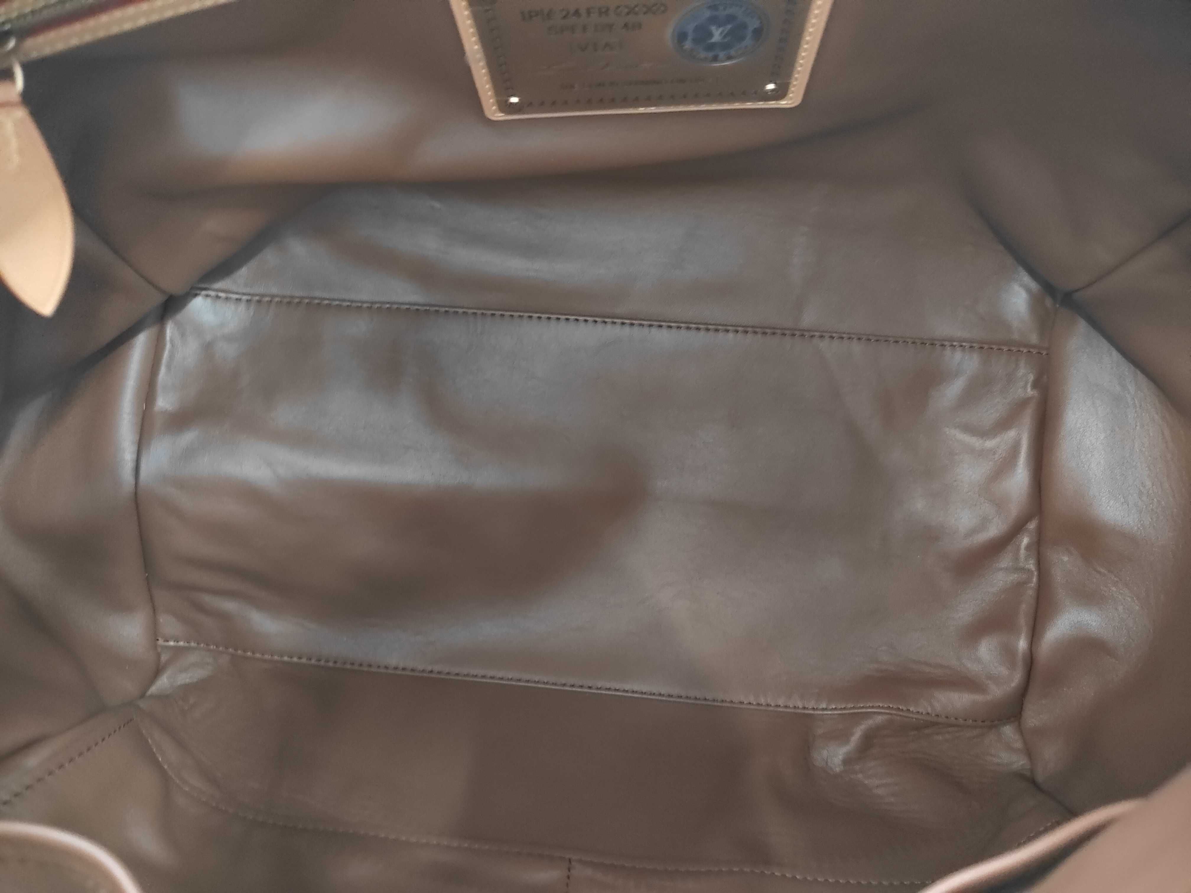 VIA Speedy P9 Bandouliere 40 Monogram Leather Orange Handbag — view 8