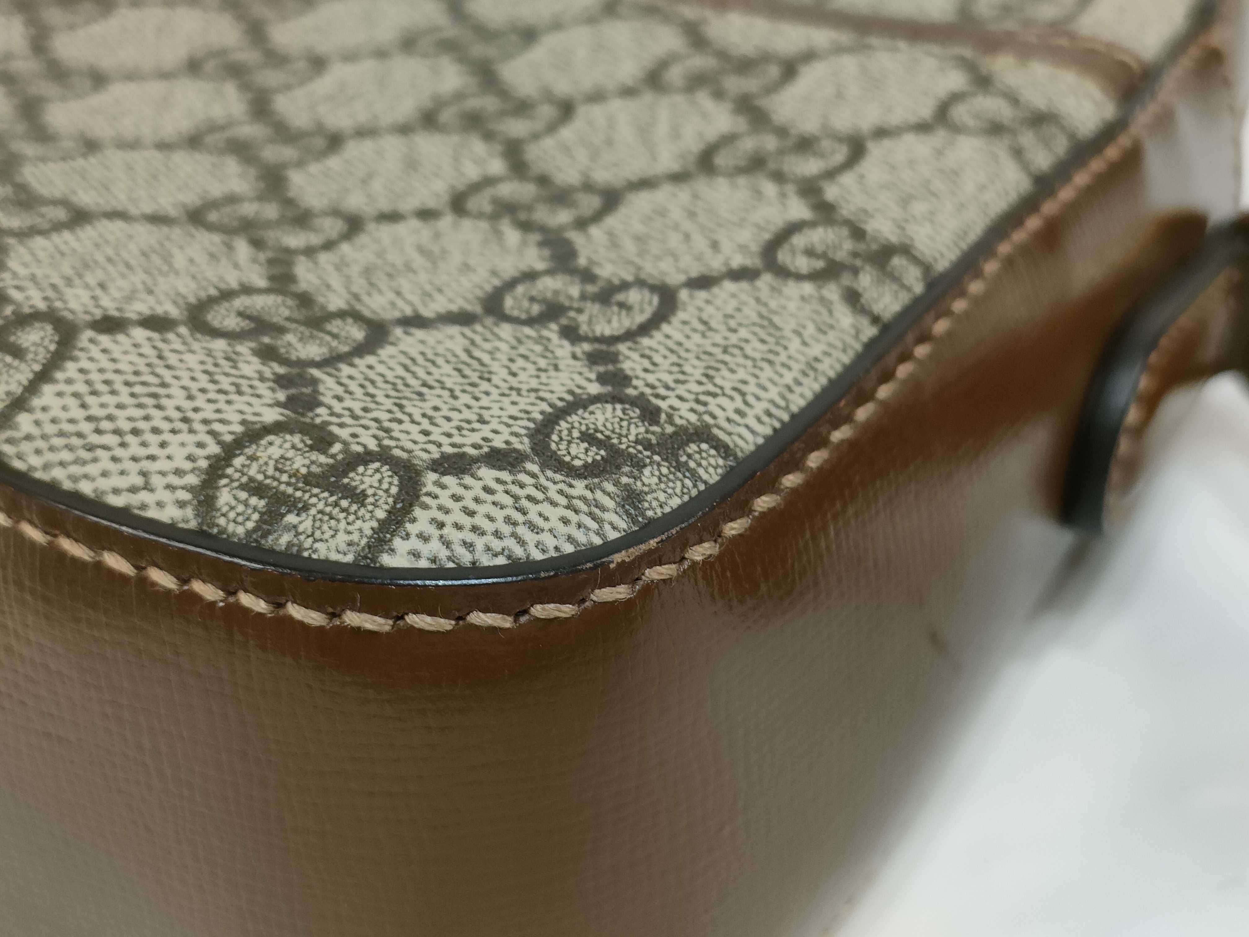 GG Supreme Shoulder Bag 675891 (Brown) with Bag — view 6