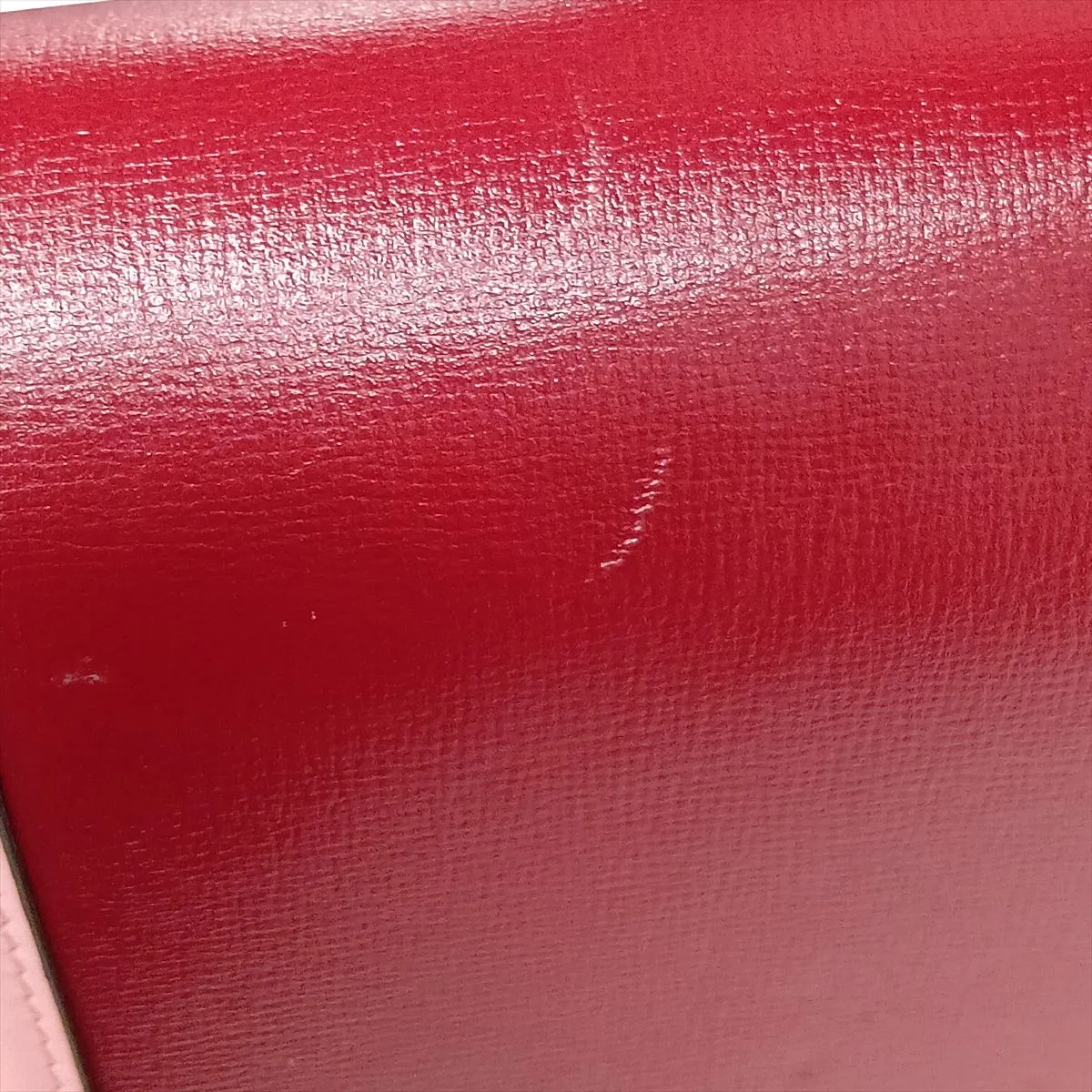 Horsebit 1955 602204 Leather Shoulder Bag Red x Pink — view 14