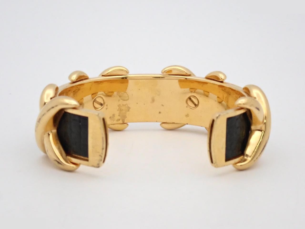 Lizard Cross Gold Bracelet, Wrist Circumference Approx. 16.5cm — view 2