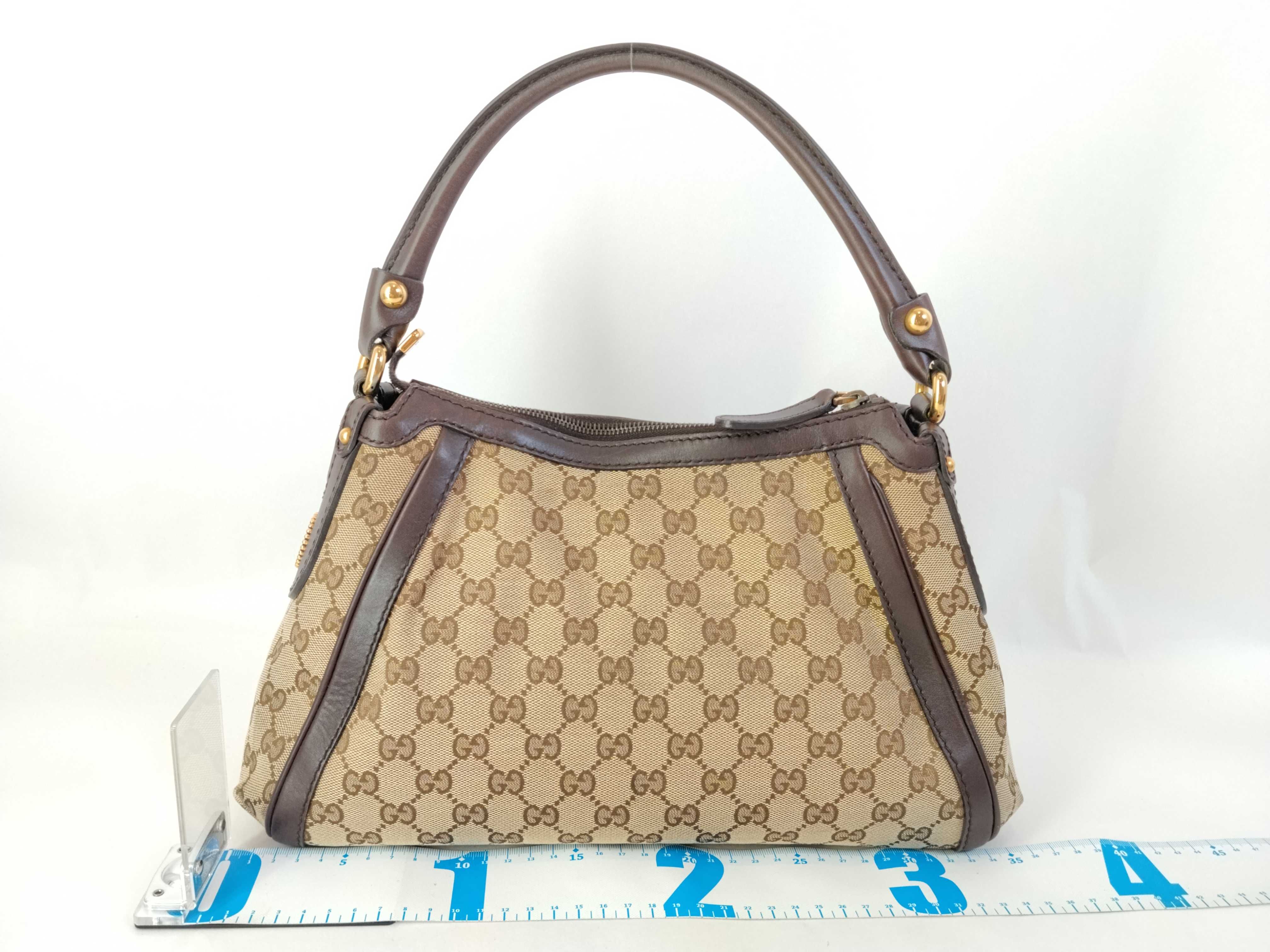 GG Canvas GG Sukey Canvas Shoulder Bag Brown Handbag — view 2