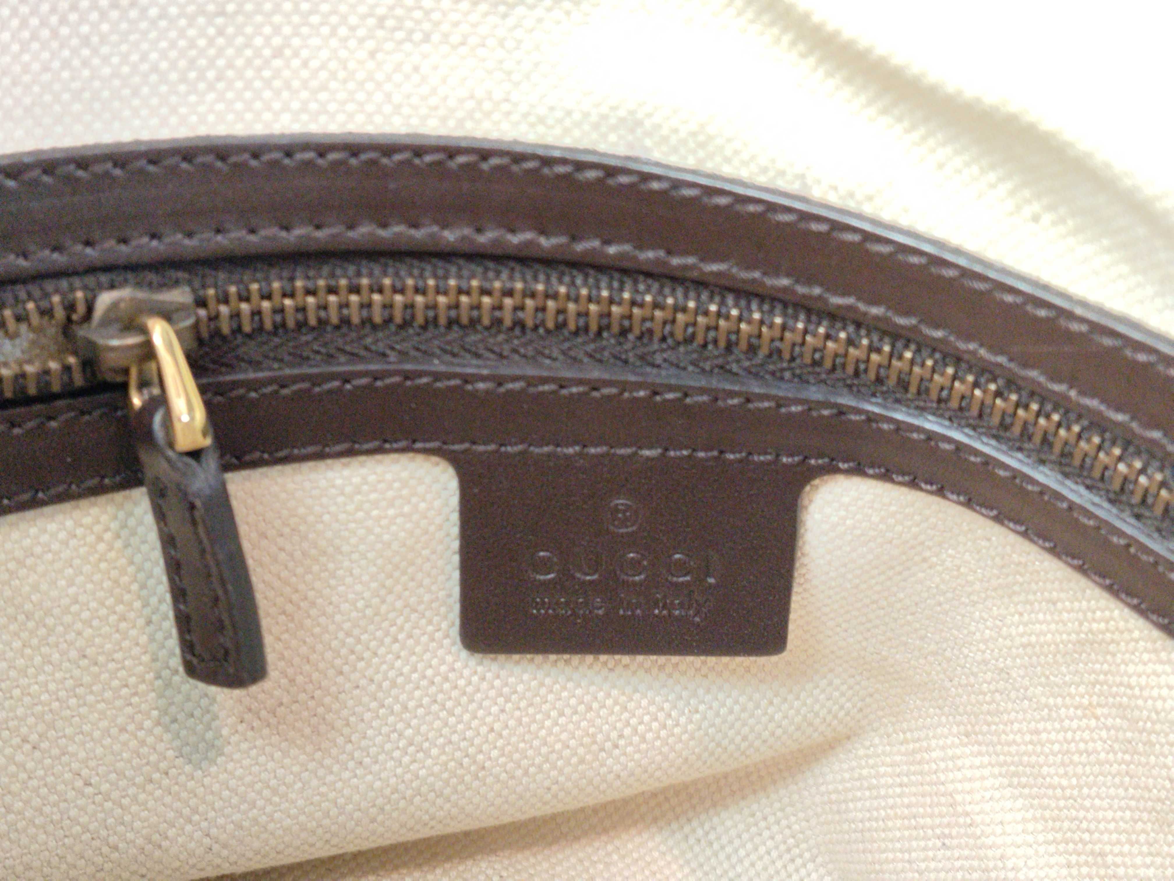 GG Canvas GG Sukey Canvas Shoulder Bag Brown Handbag — view 12