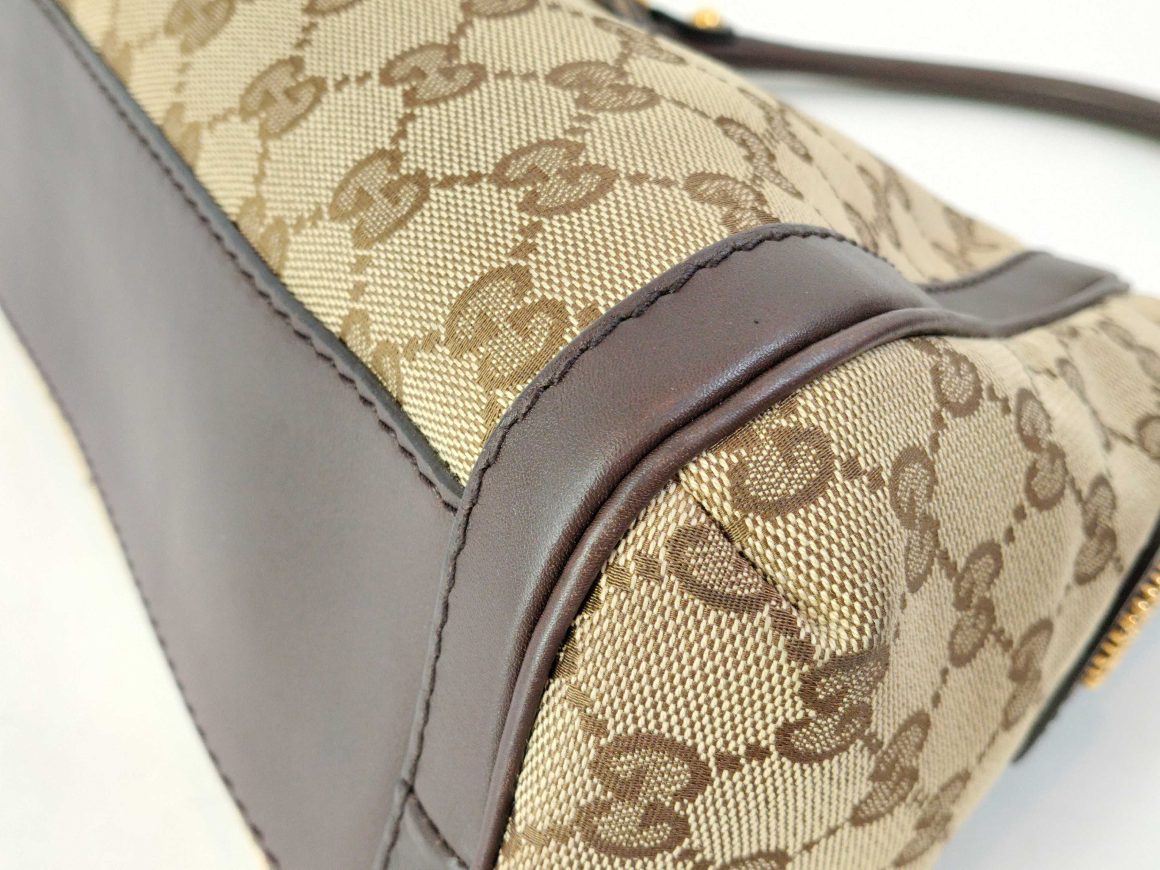GG Canvas GG Sukey Canvas Shoulder Bag Brown Handbag — view 7
