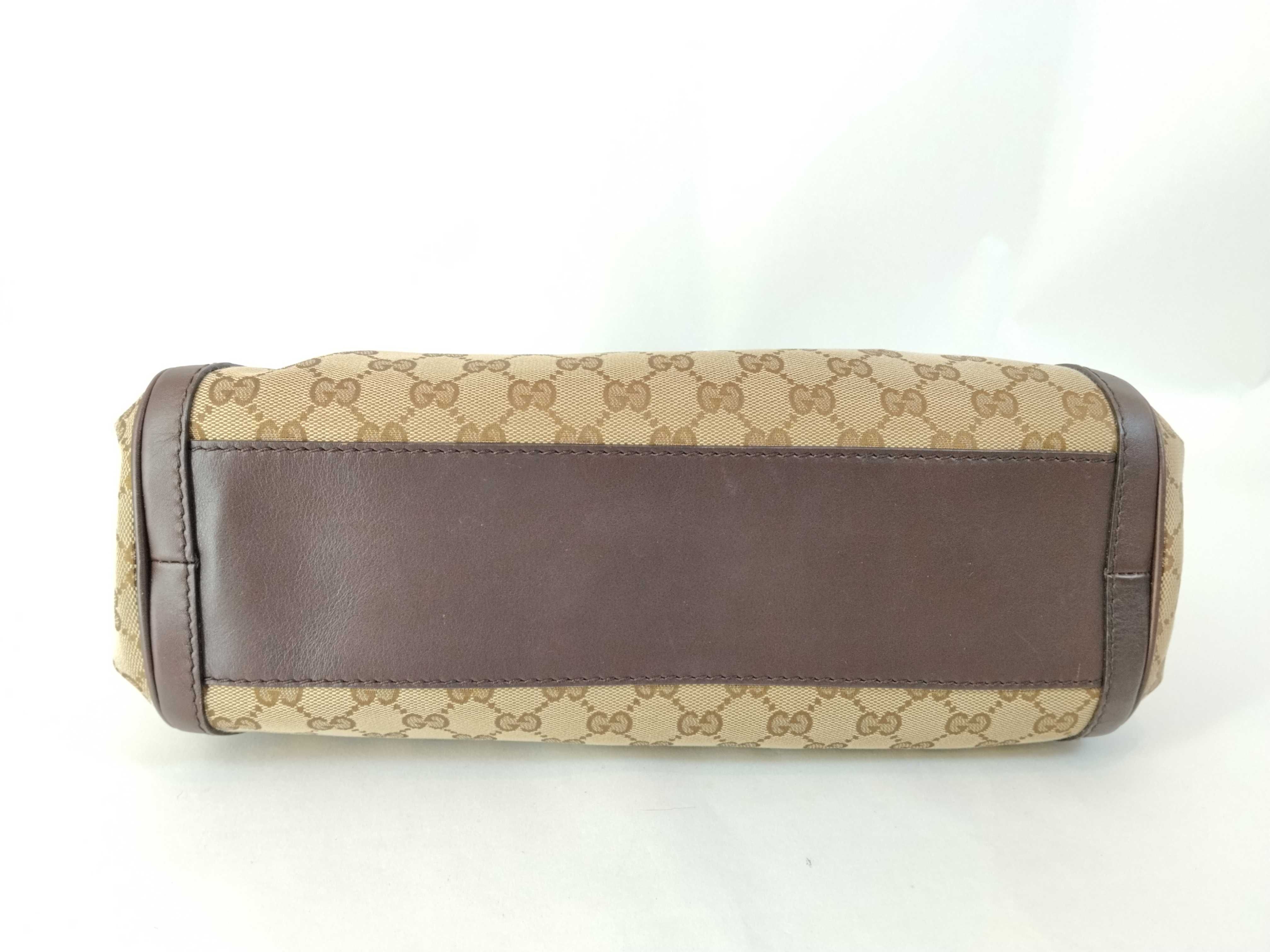 GG Canvas GG Sukey Canvas Shoulder Bag Brown Handbag — view 8