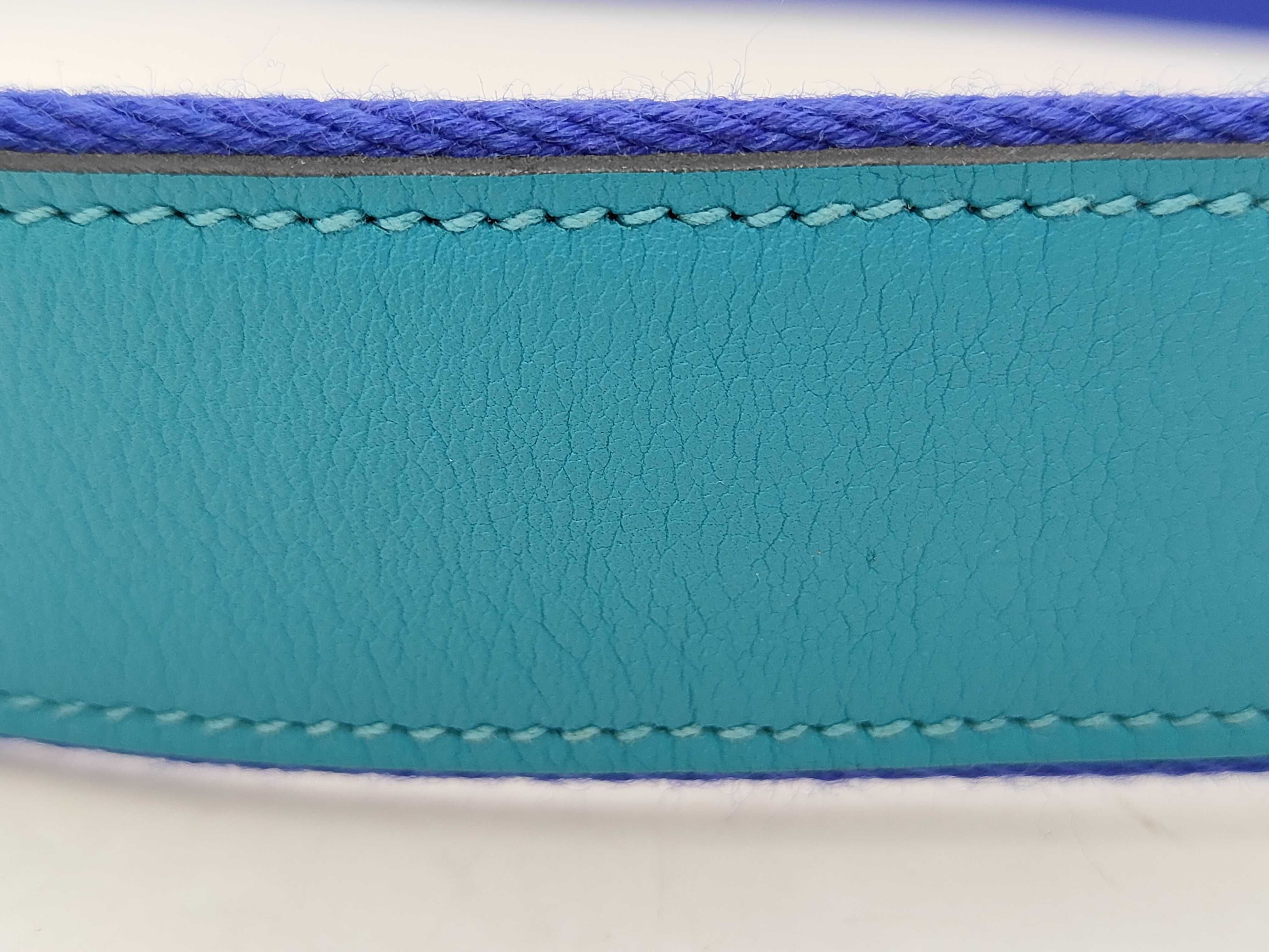 Shoulder Bag, Berlin Mini, Turquoise, Veau Swift Leather, R, Silver Hardware, Shoulder Bag — view 7