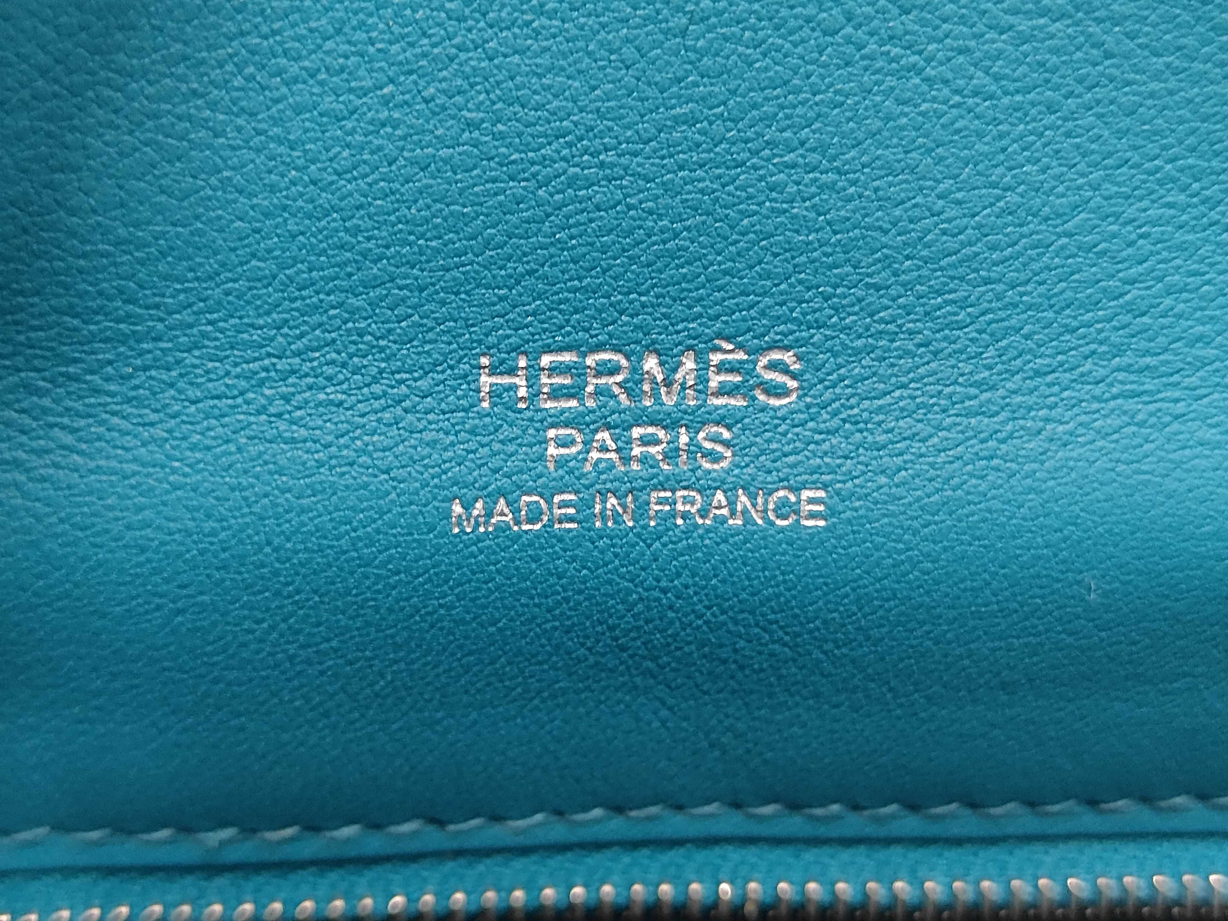 Shoulder Bag, Berlin Mini, Turquoise, Veau Swift Leather, R, Silver Hardware, Shoulder Bag — view 10