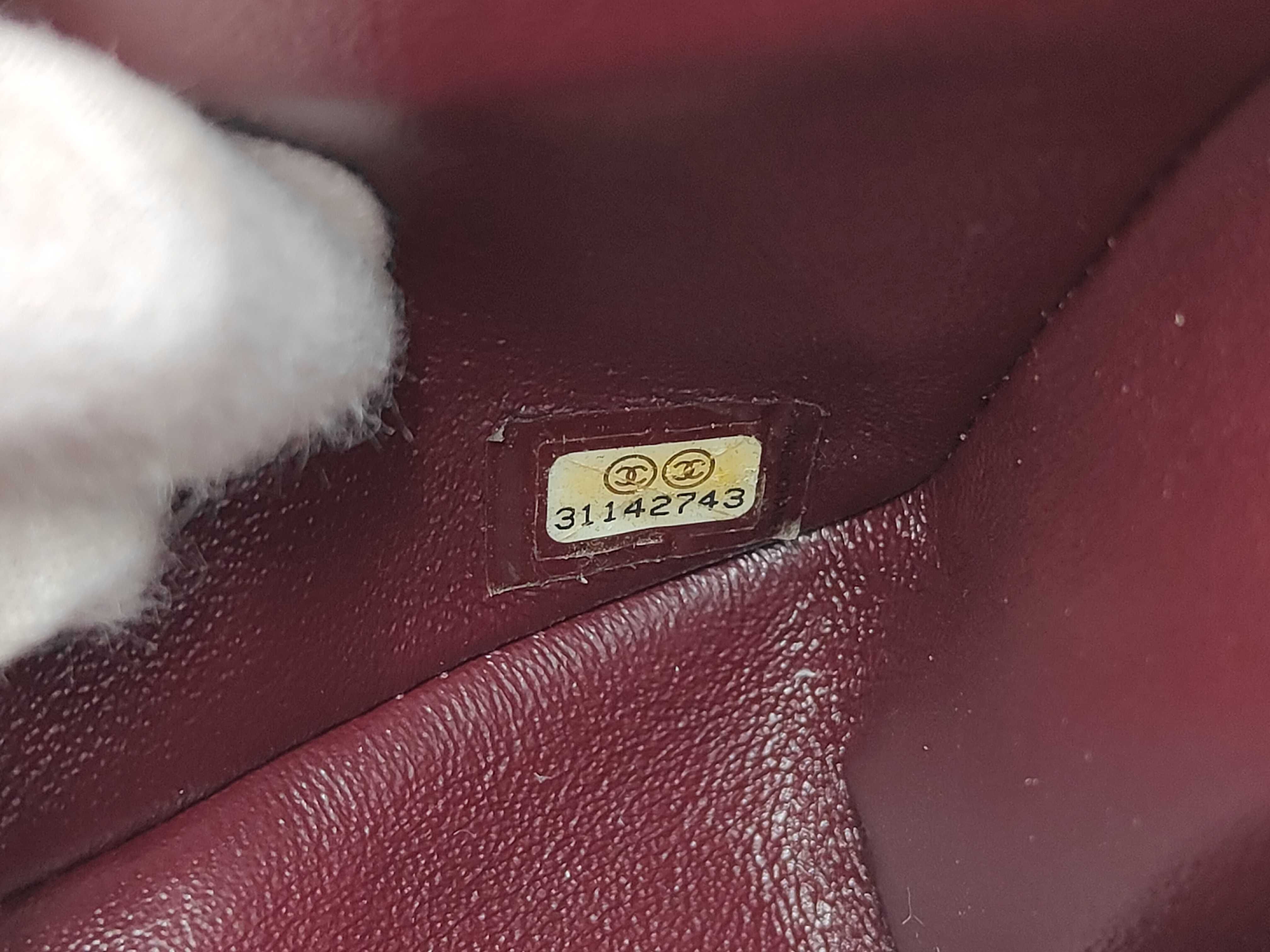 CF Jumbo Black Matelassé Lambskin Shoulder Bag — view 11