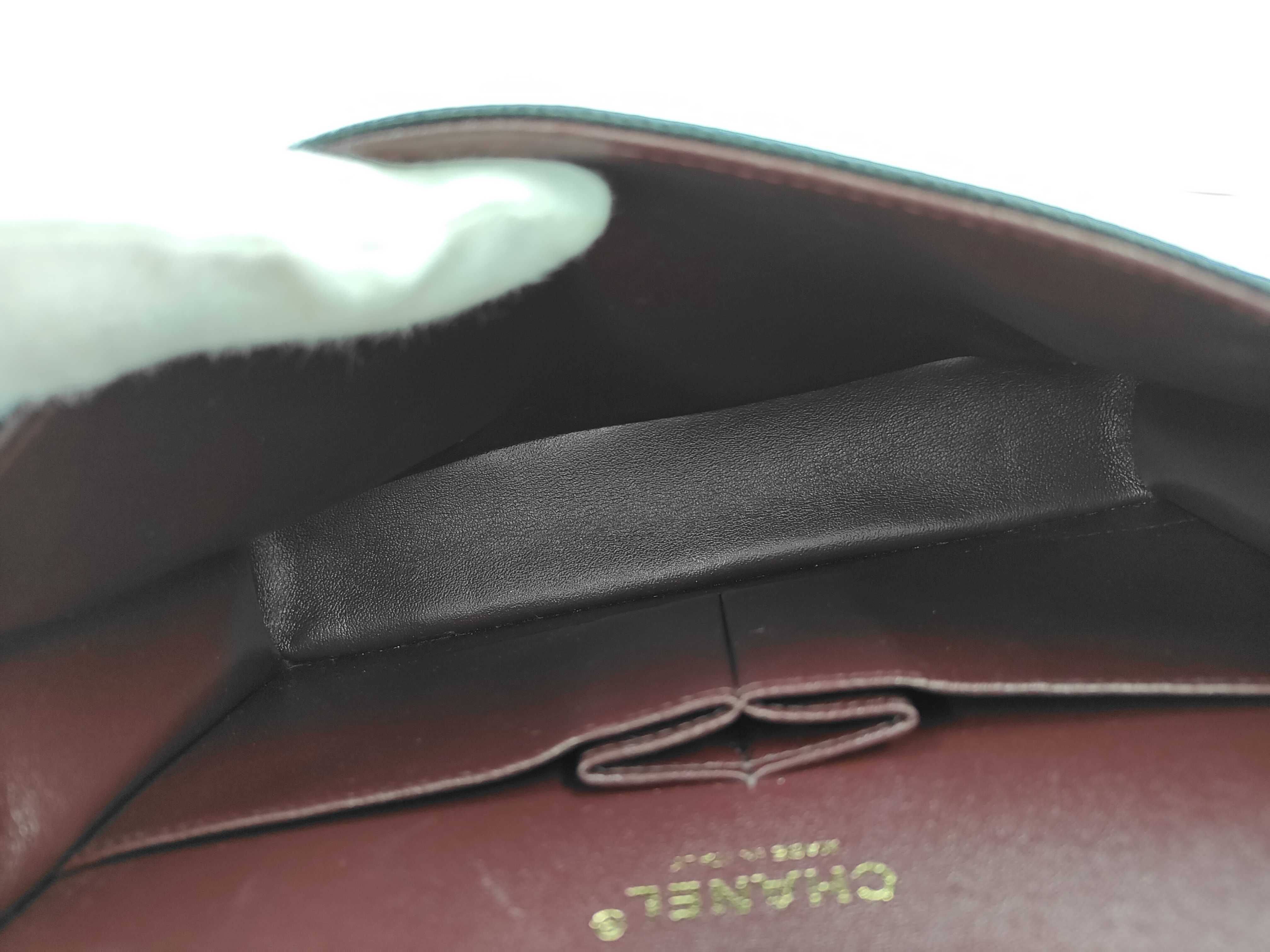 CF Jumbo Black Matelassé Lambskin Shoulder Bag — view 9