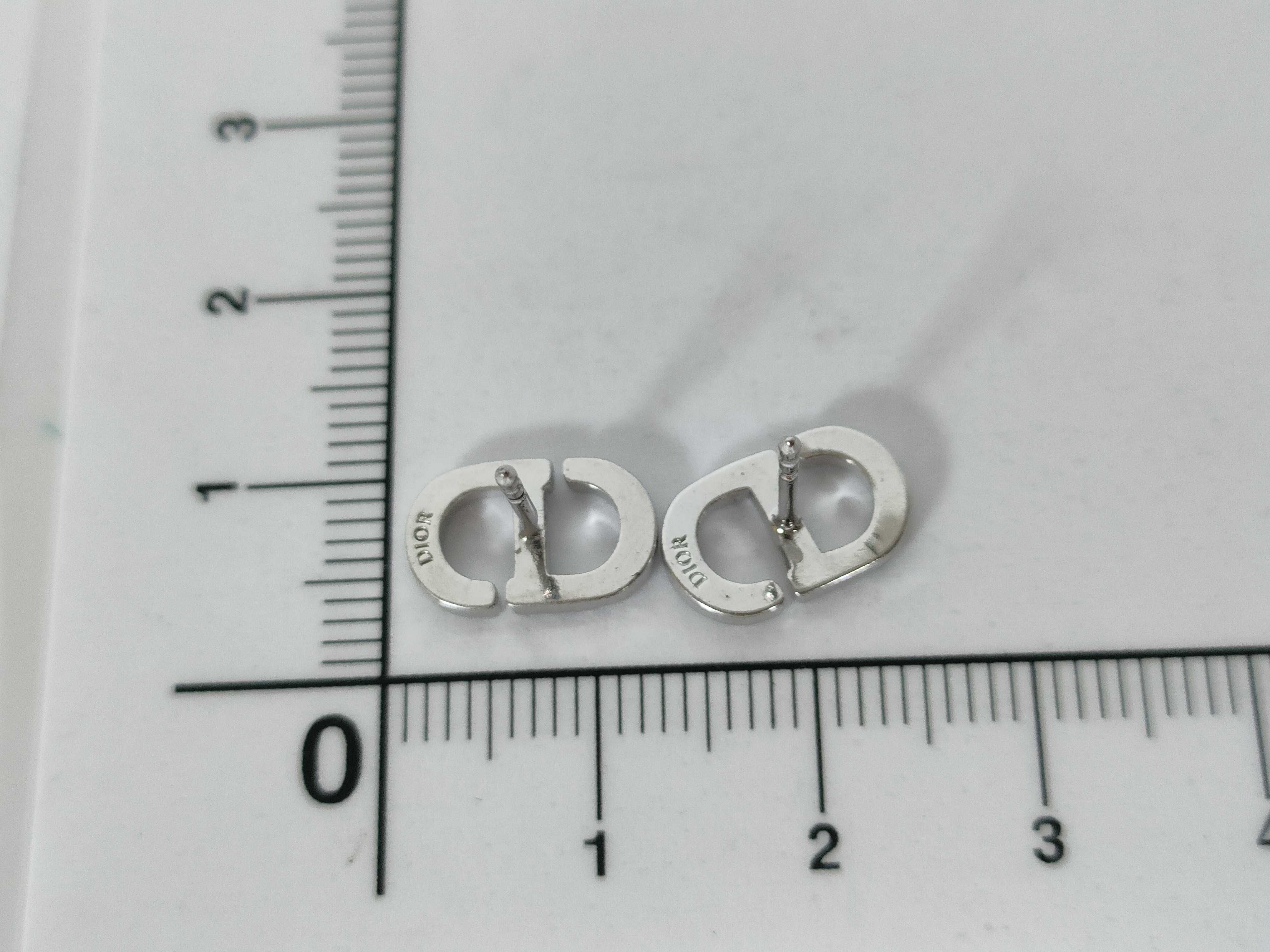 Petite CD Mini Stud Earrings — view 4