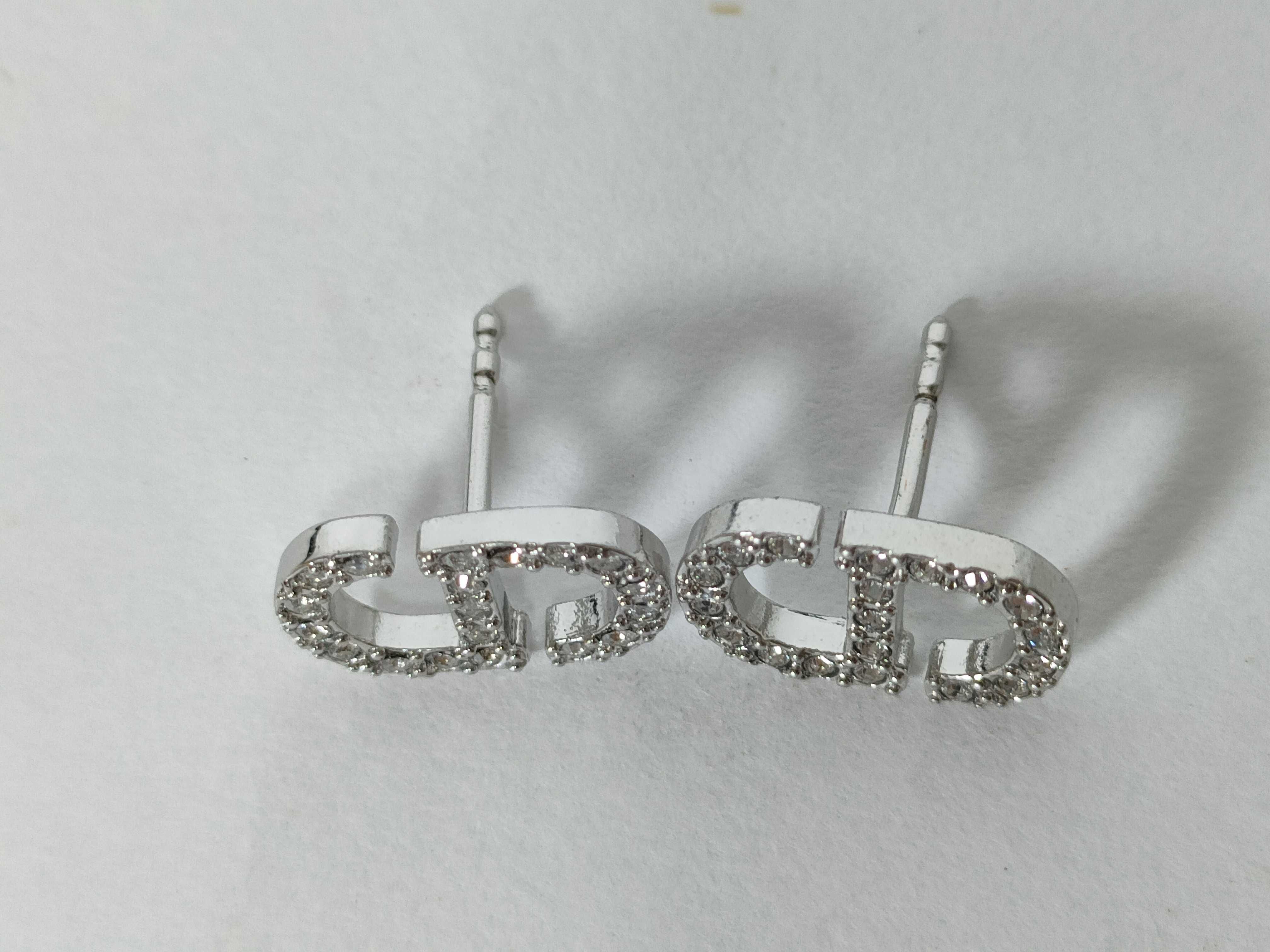 Petite CD Mini Stud Earrings — view 7