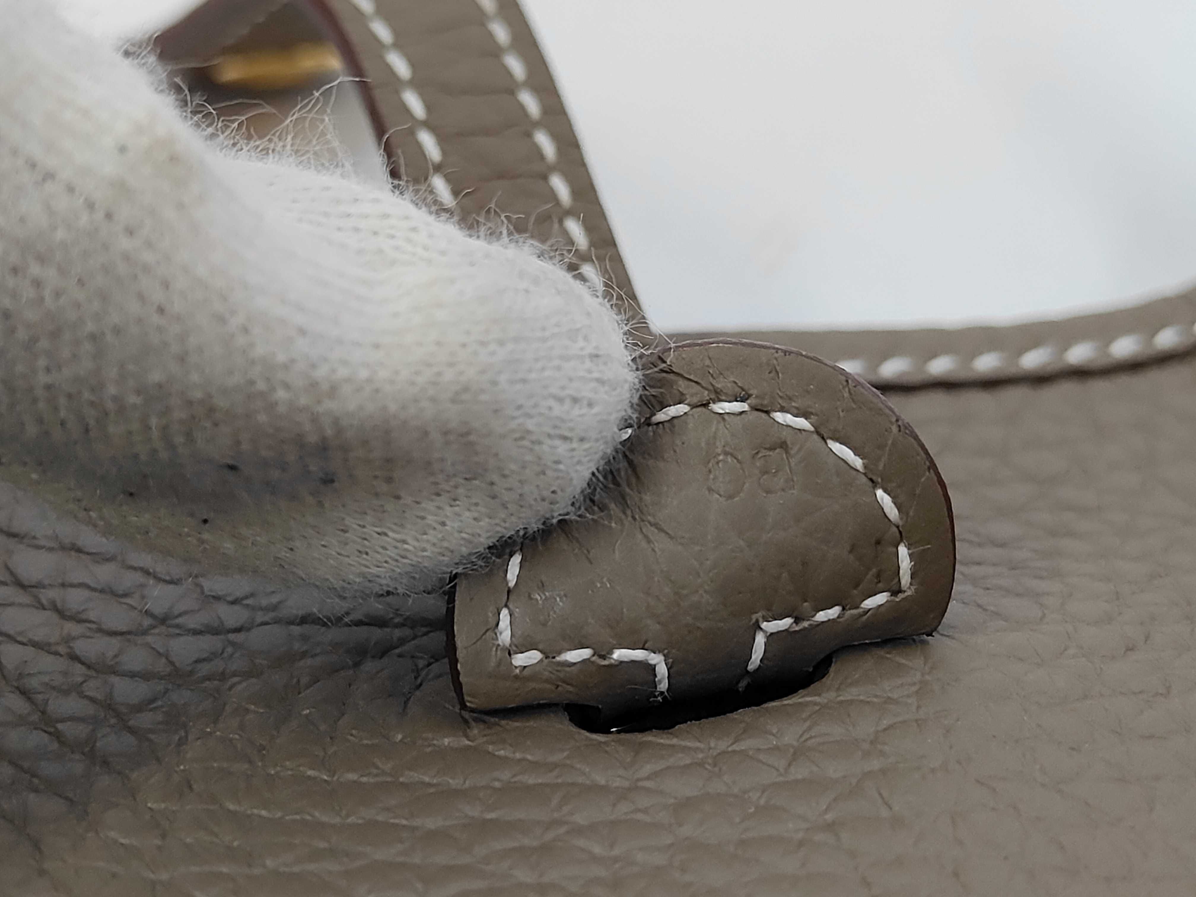 Evelyne TPM Taurillon Clemence Etoupe K Stamp Shoulder Bag — view 6