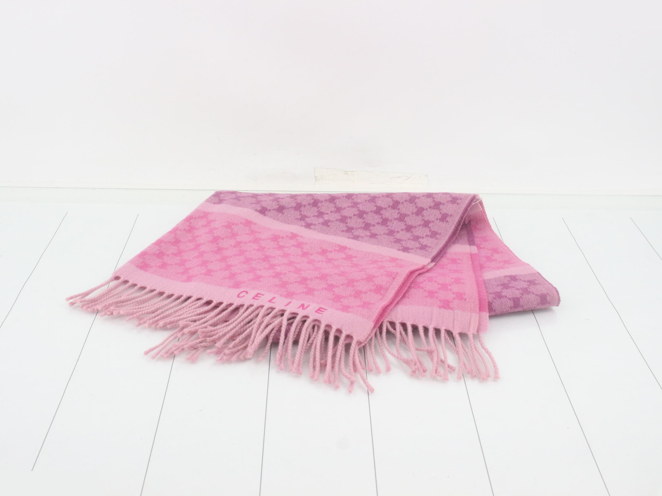 Triomphe Scarf, Pink x Purple — view 2