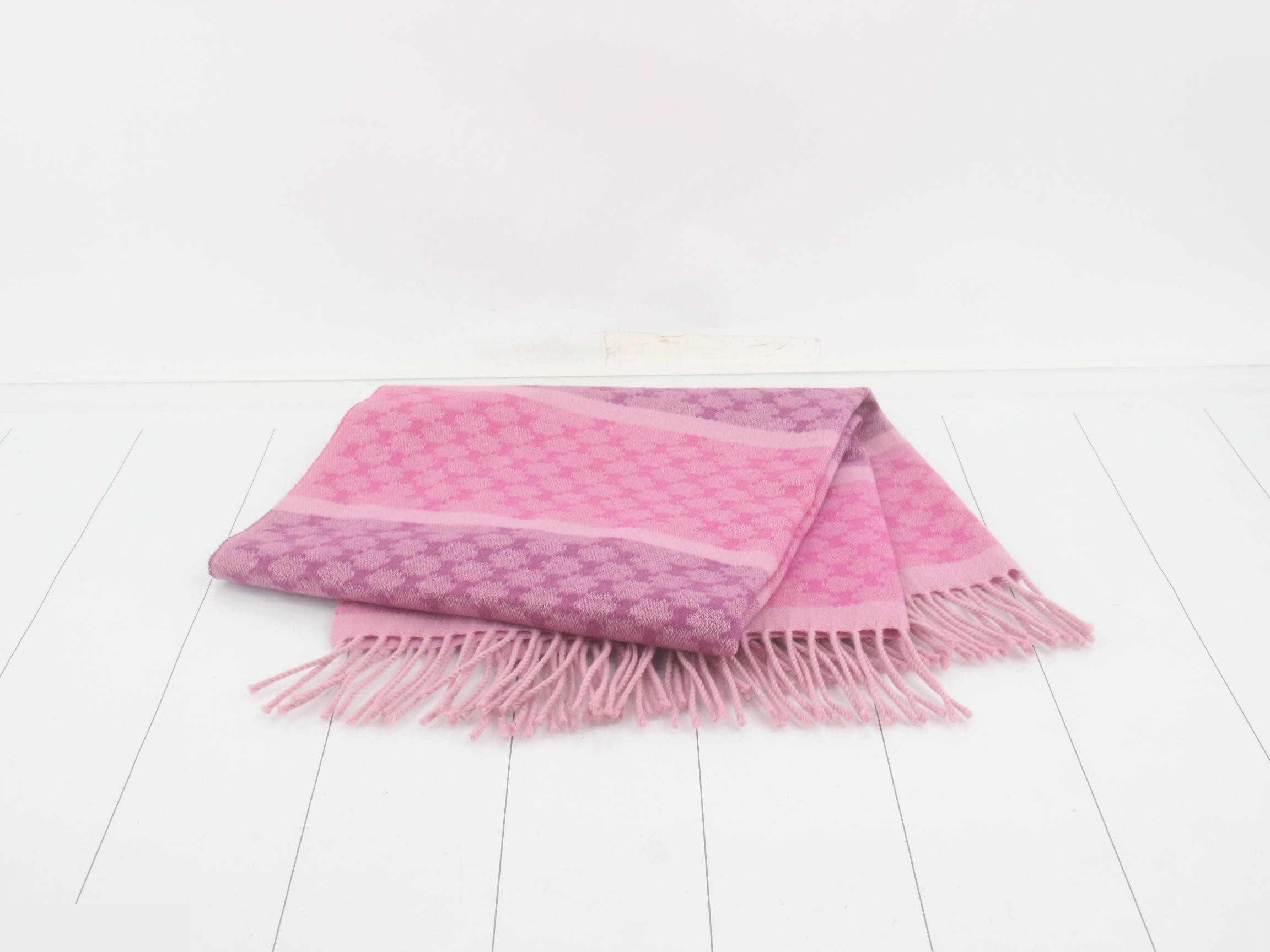 Triomphe Scarf, Pink x Purple — view 3