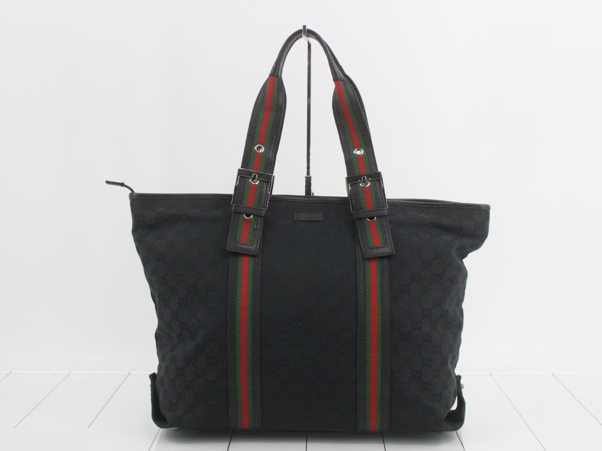 GG Canvas Tote Bag - Sherry - 132898