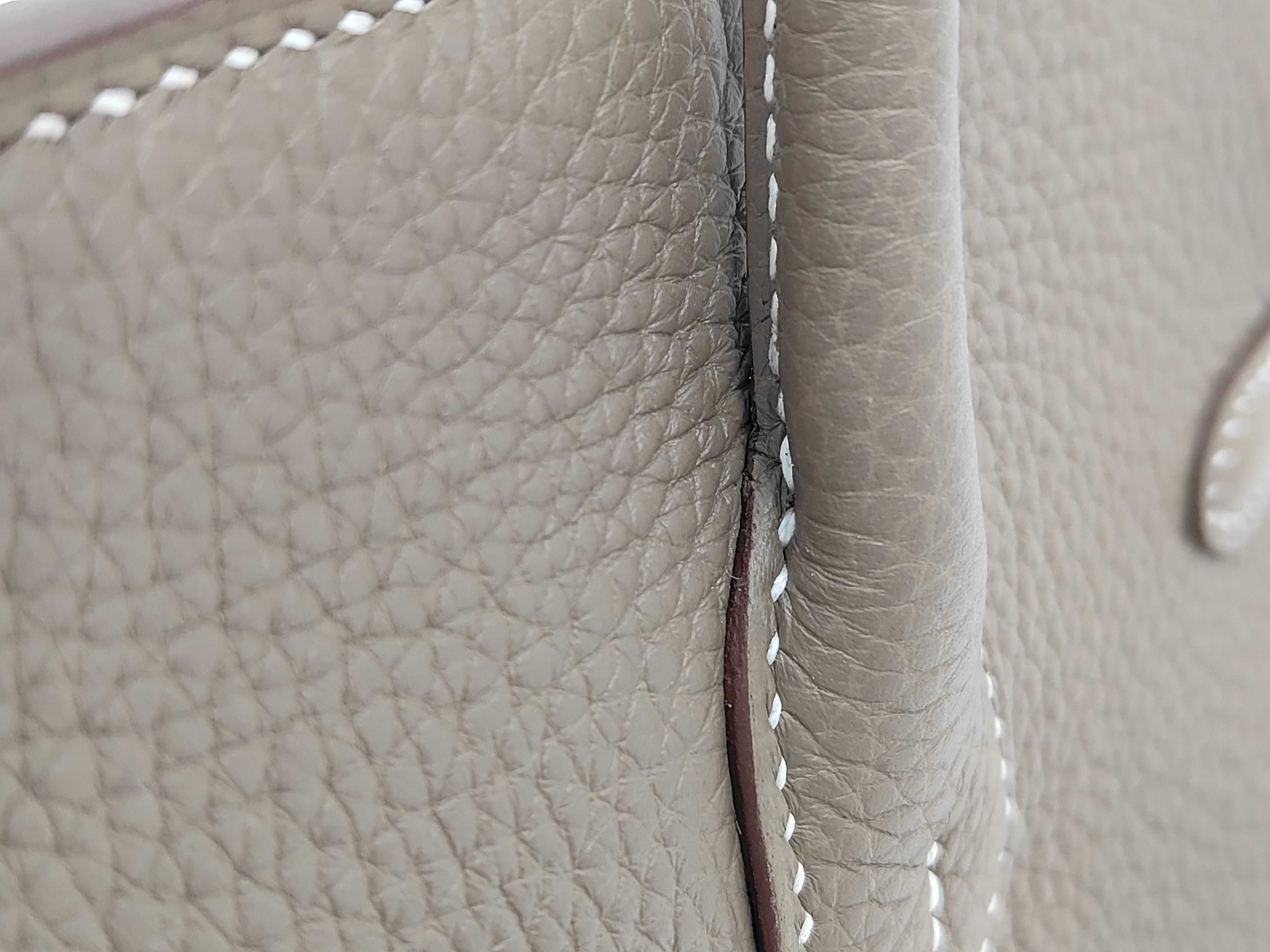 Birkin 25 G stamp Etoupe Togo handbag — view 3