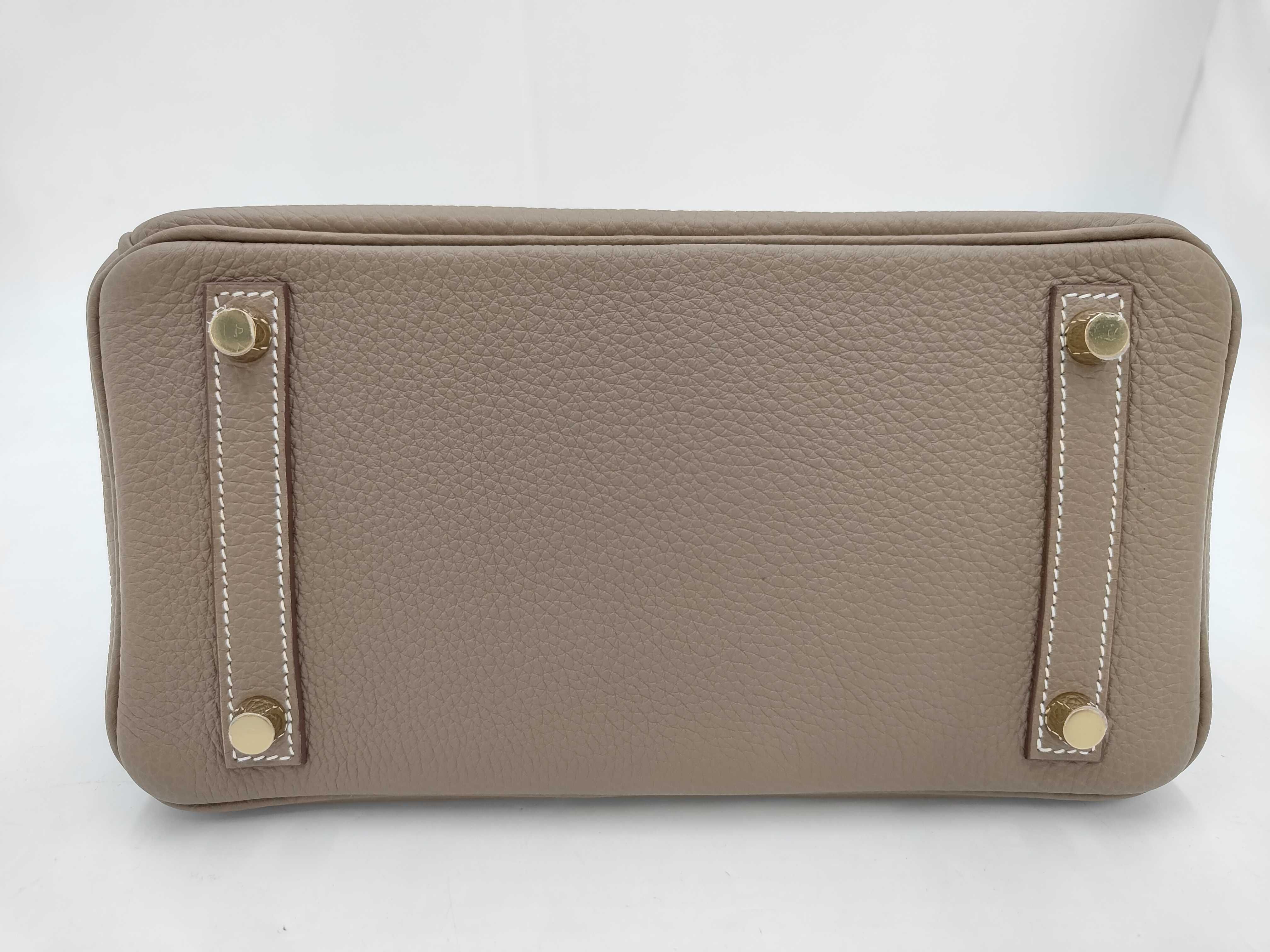 Birkin 25 G stamp Etoupe Togo handbag — view 7