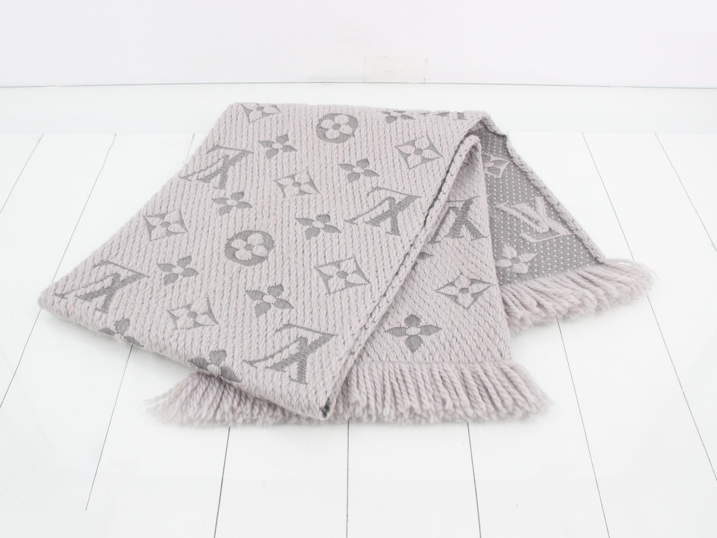 Echarpe Logomania Gris Perle — view 3
