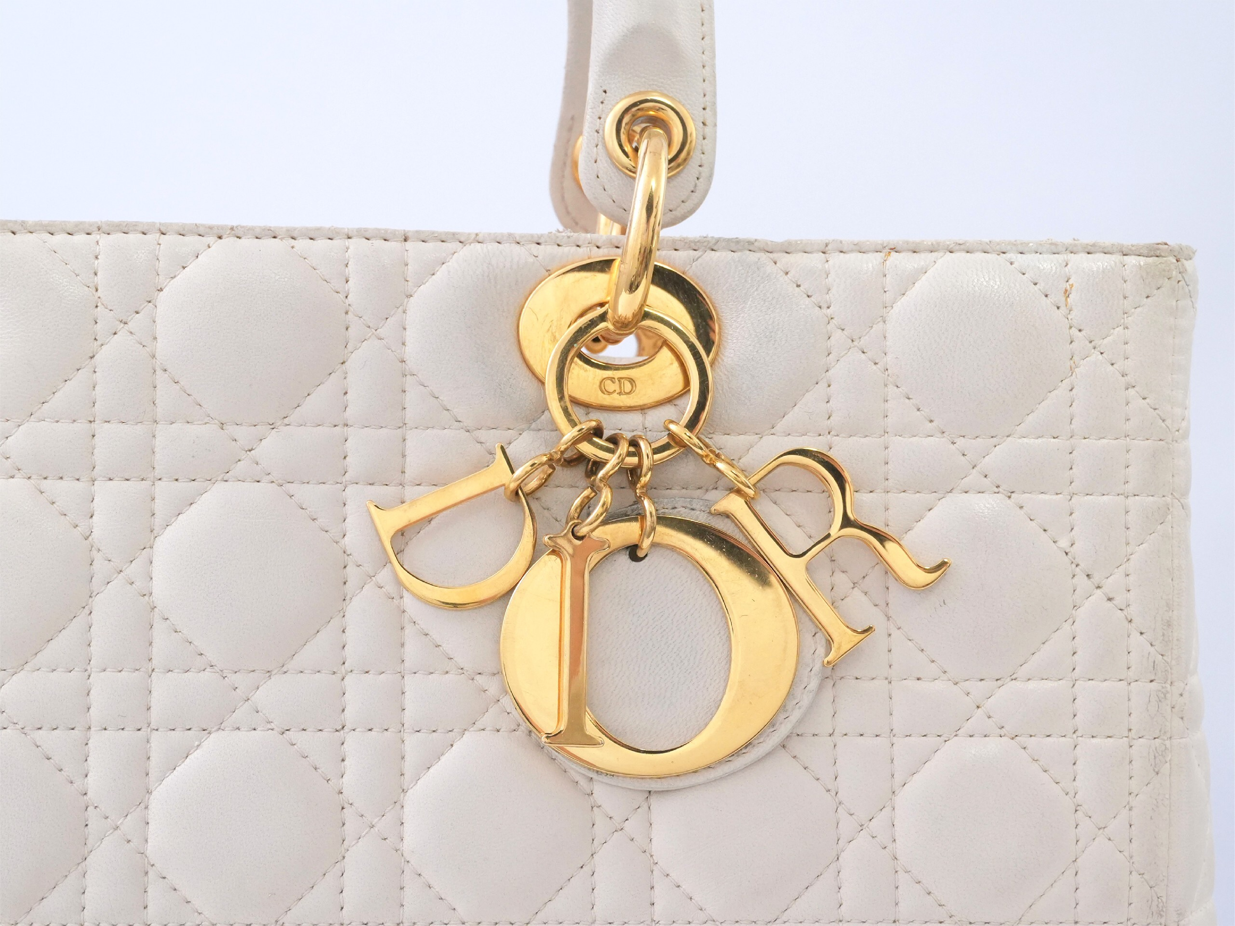 Lady Dior Cannage Handbag — view 3