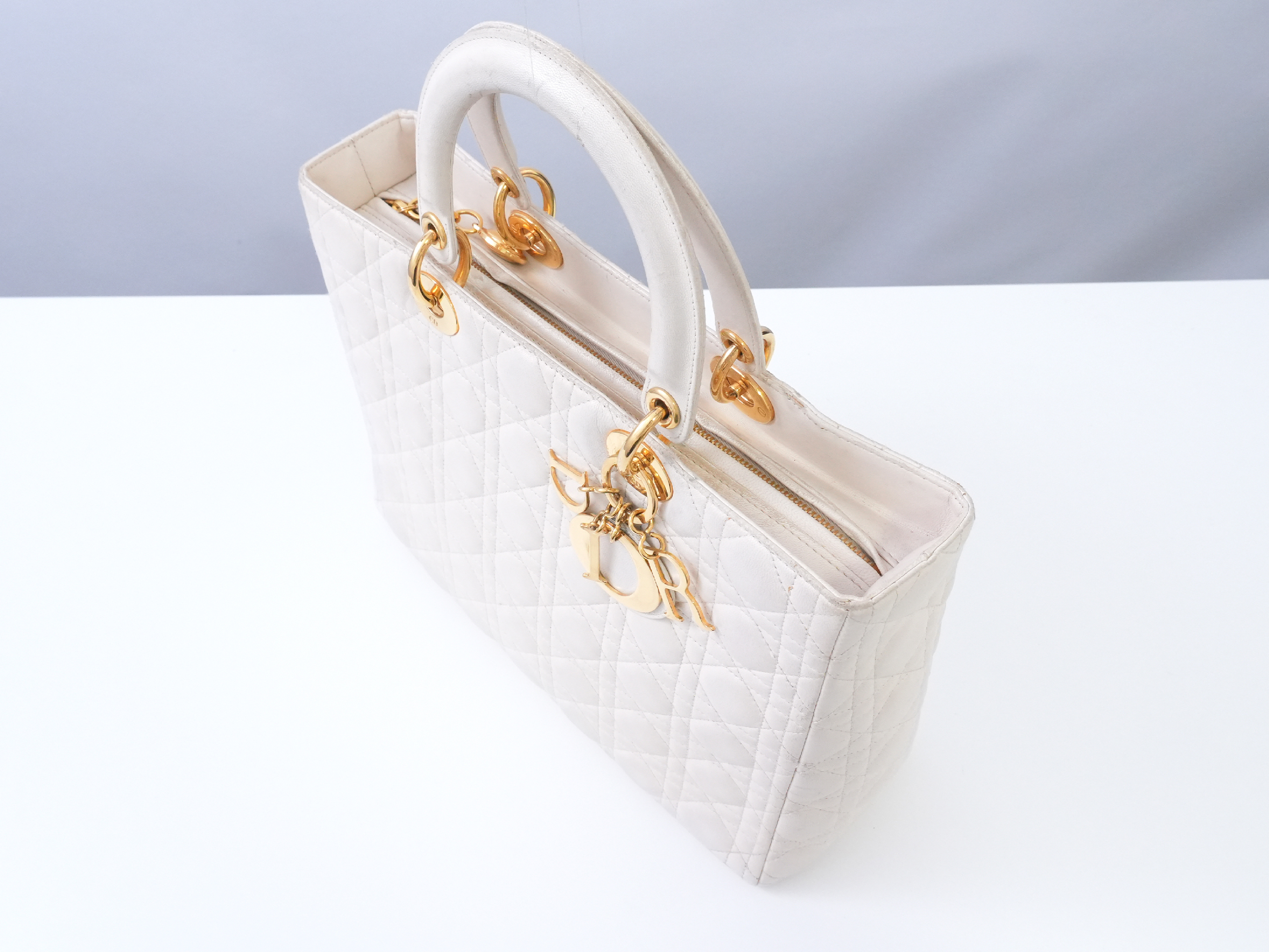 Lady Dior Cannage Handbag — view 4