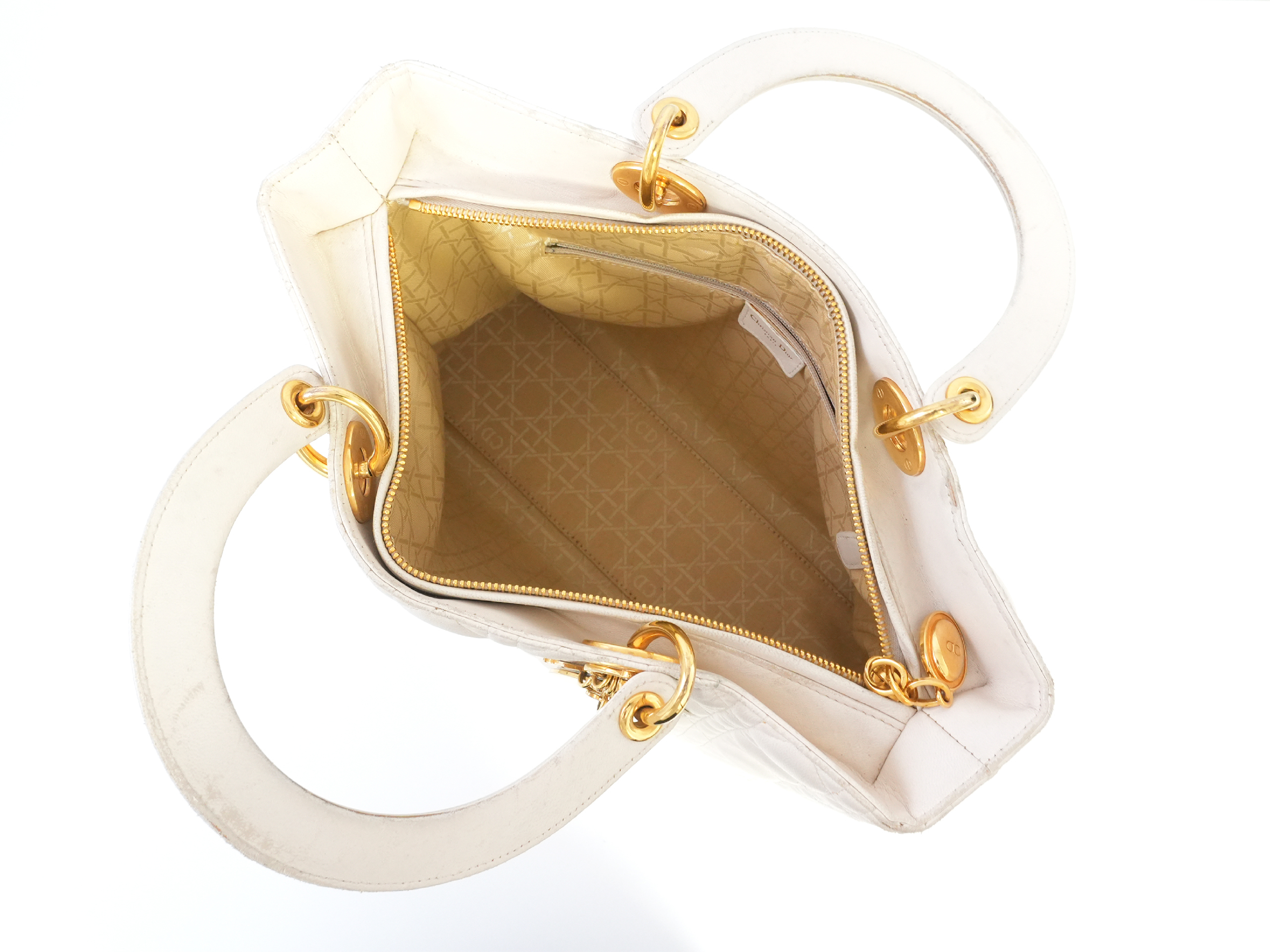 Lady Dior Cannage Handbag — view 5