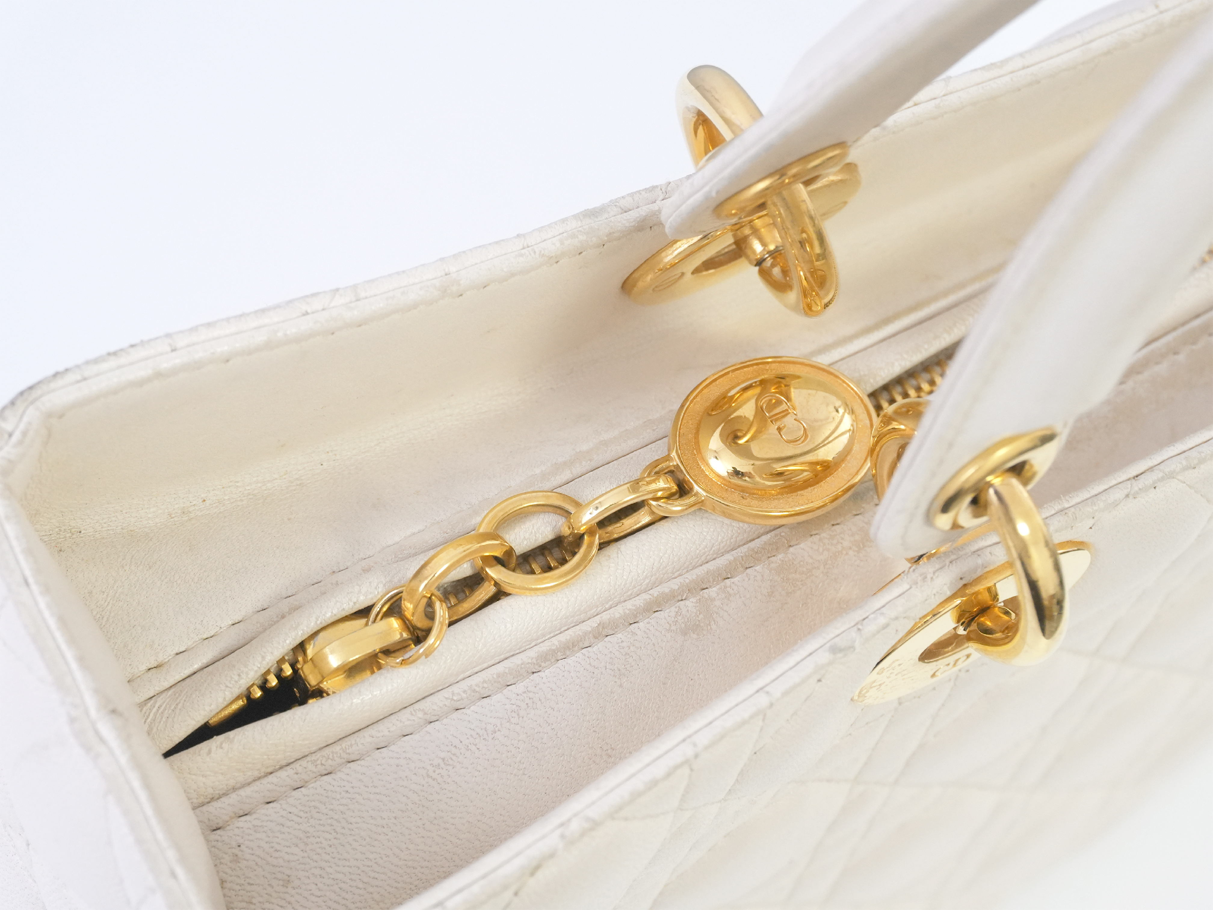 Lady Dior Cannage Handbag — view 8