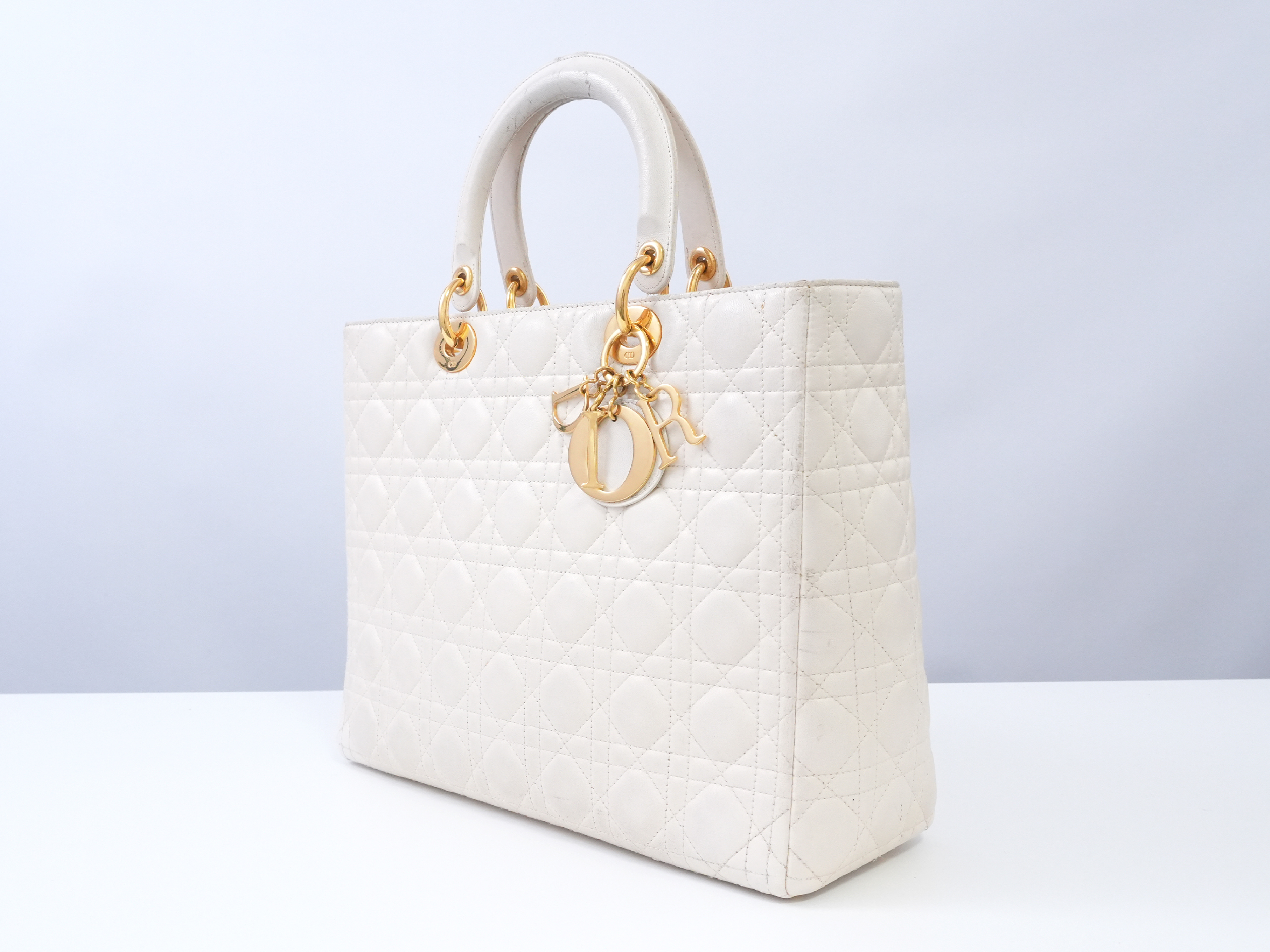 Lady Dior Cannage Handbag — view 9