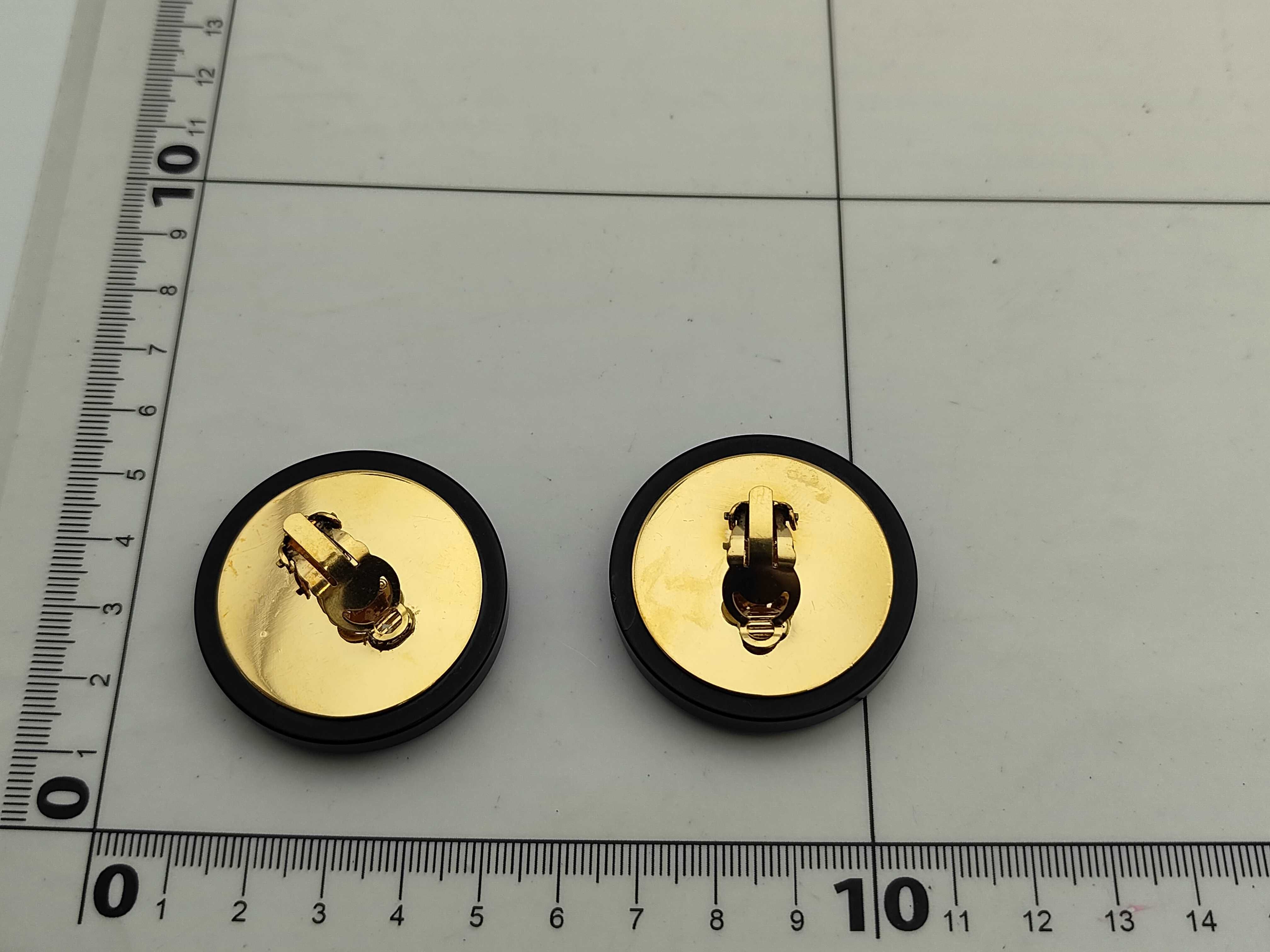earrings here mark black x gold 2 9 engraved big size earrings — view 2