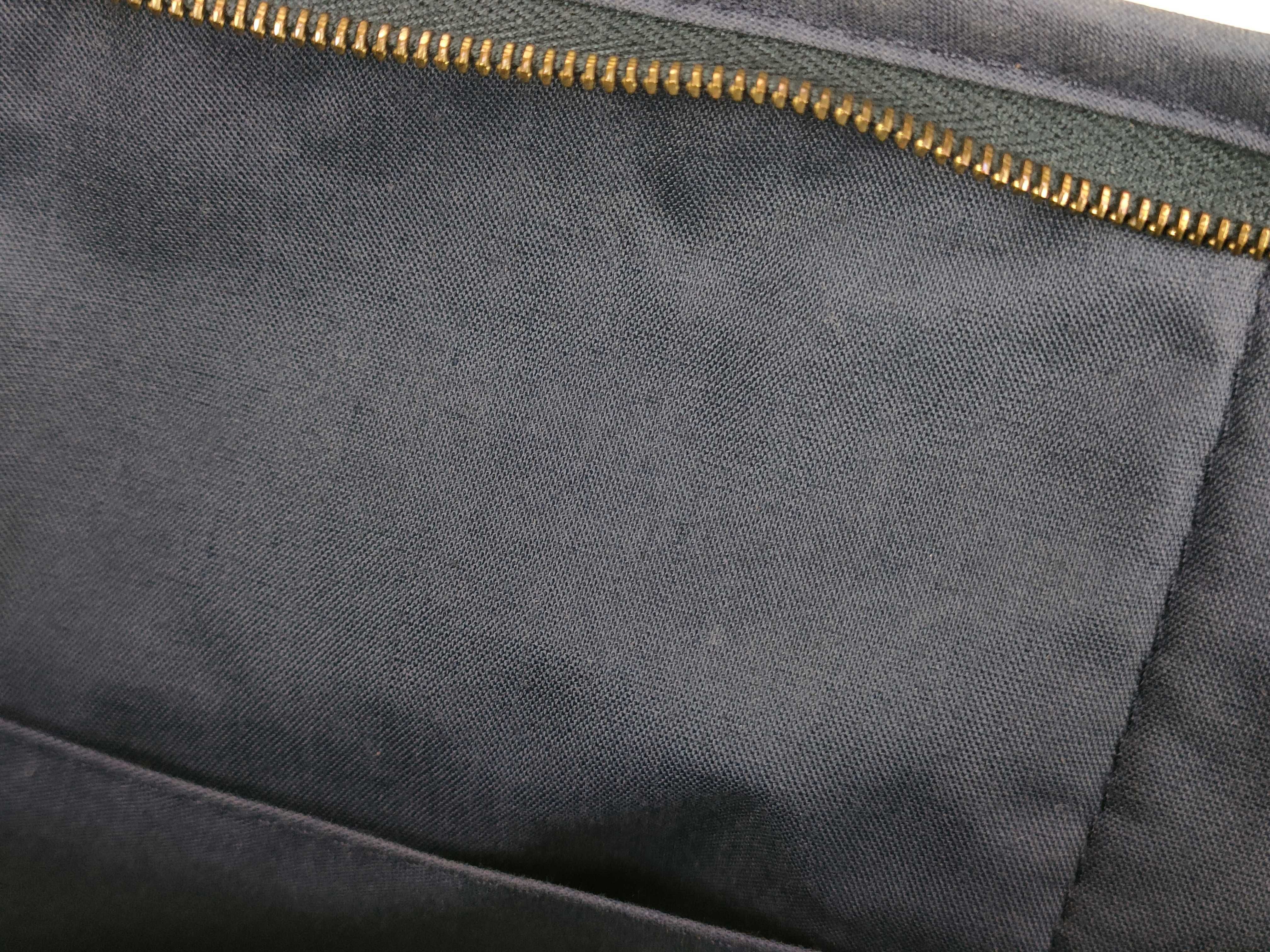 cotton pouch, navy. — view 12