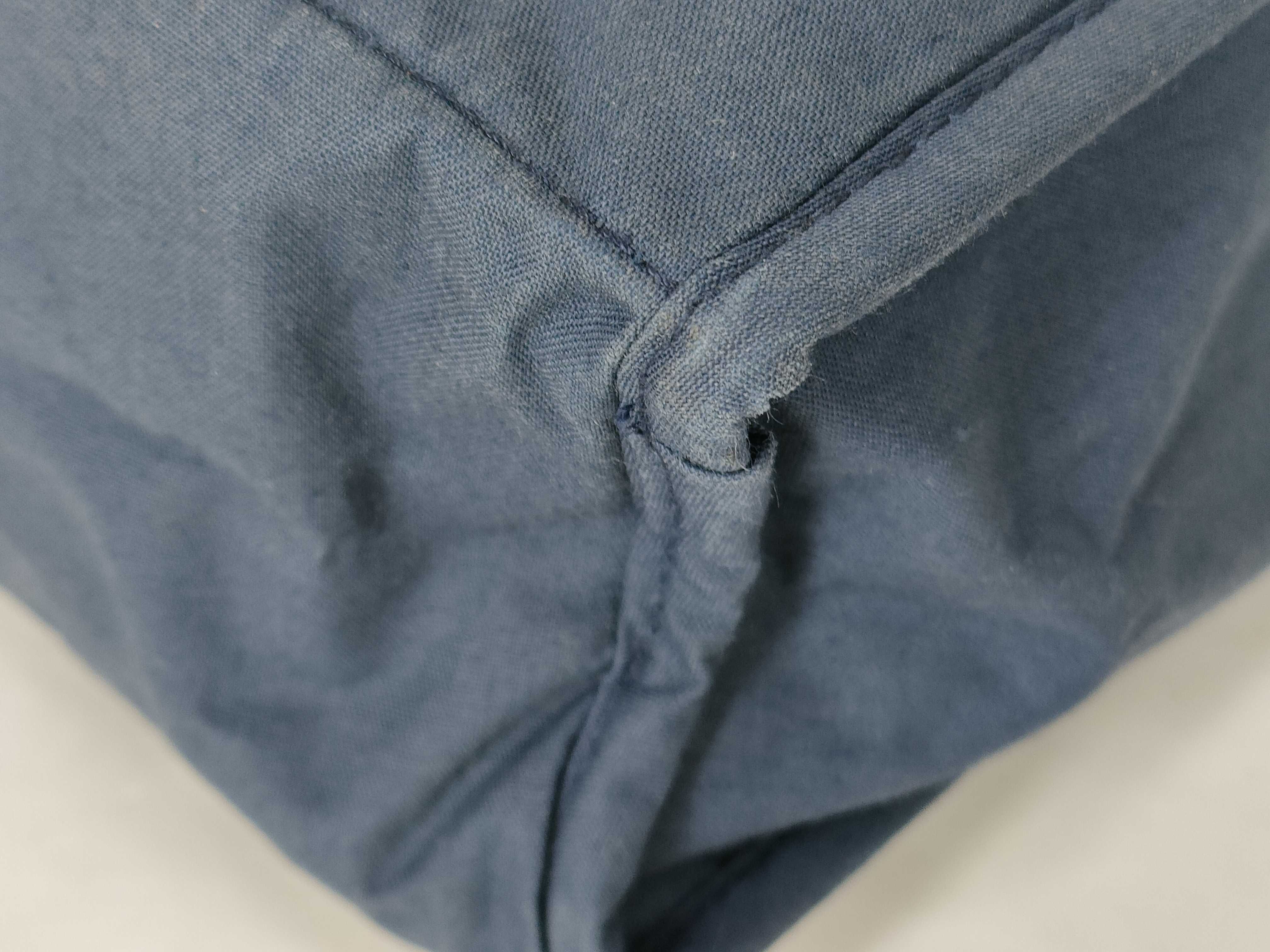 cotton pouch, navy. — view 4