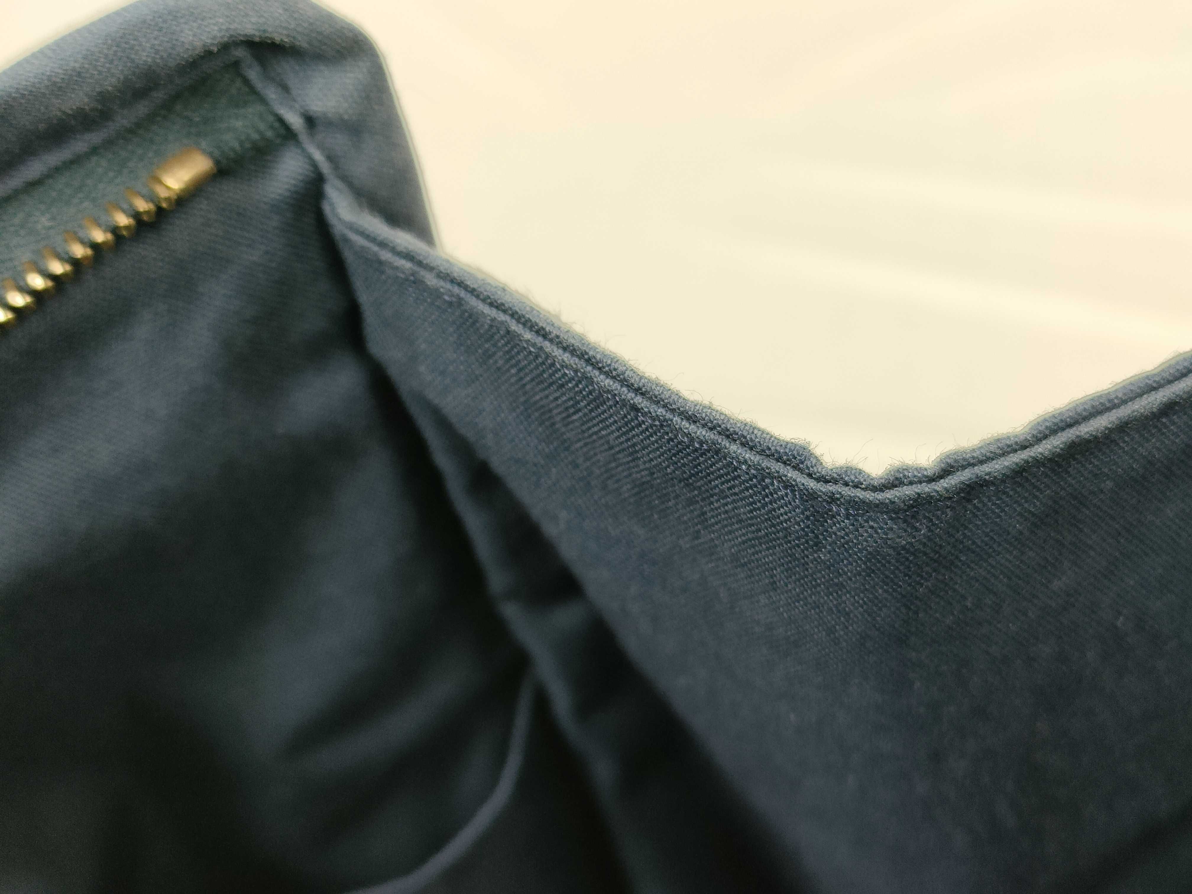 cotton pouch, navy. — view 6