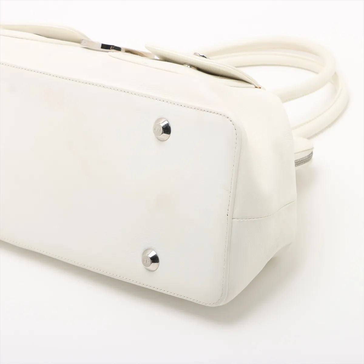 Flightline Leather Shoulder Bag White — view 3