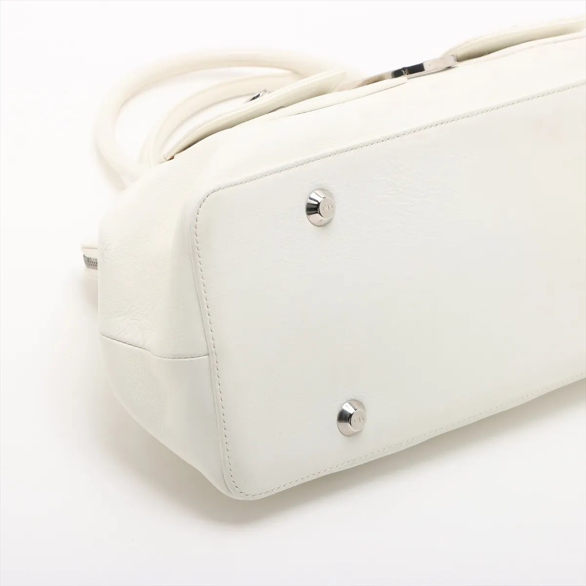 Flightline Leather Shoulder Bag White — view 4