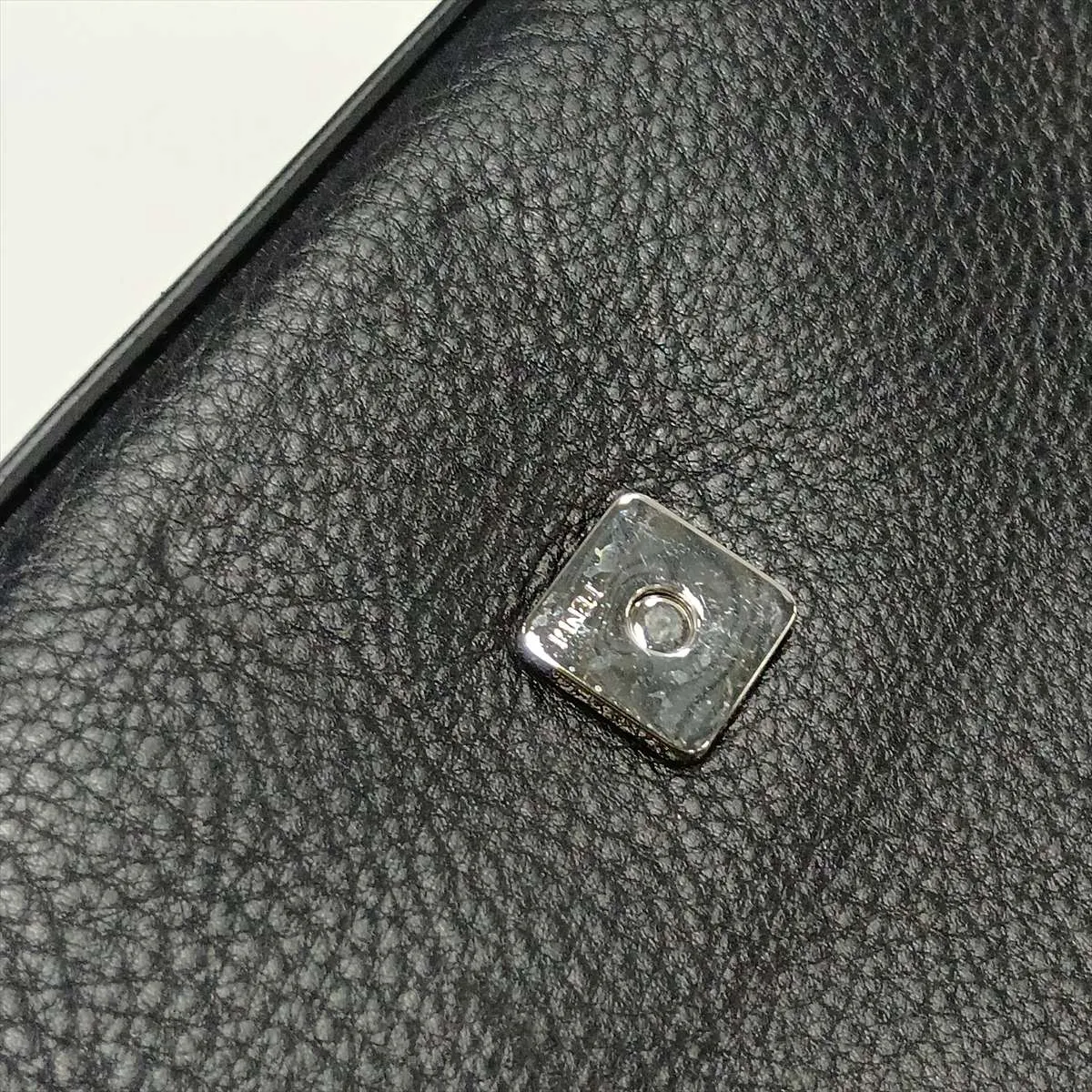 [Individually packaged] Fendi Baguette 8BR600 Leather x Jewel Shoulder Bag, Black — view 13