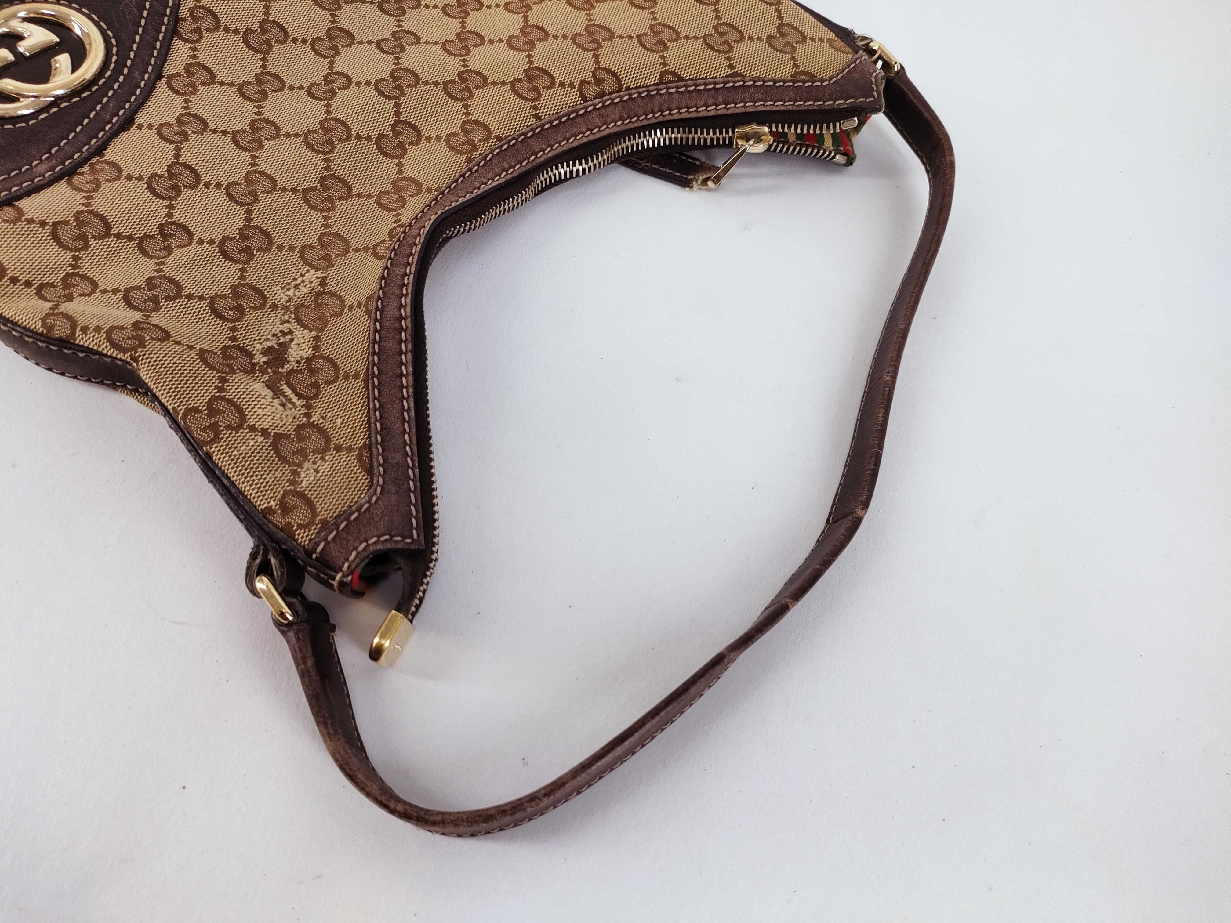 GG Canvas Semi-Shoulder Bag — view 3